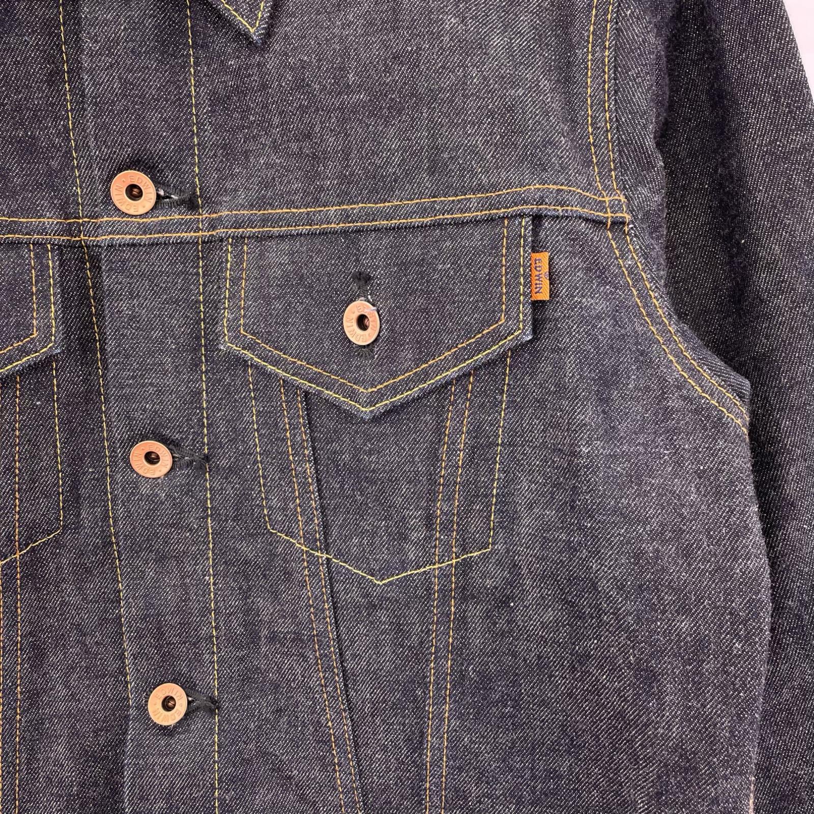 デニムジャケット 90s 5550 0024 濃紺 日本製 (L) L ネイビー