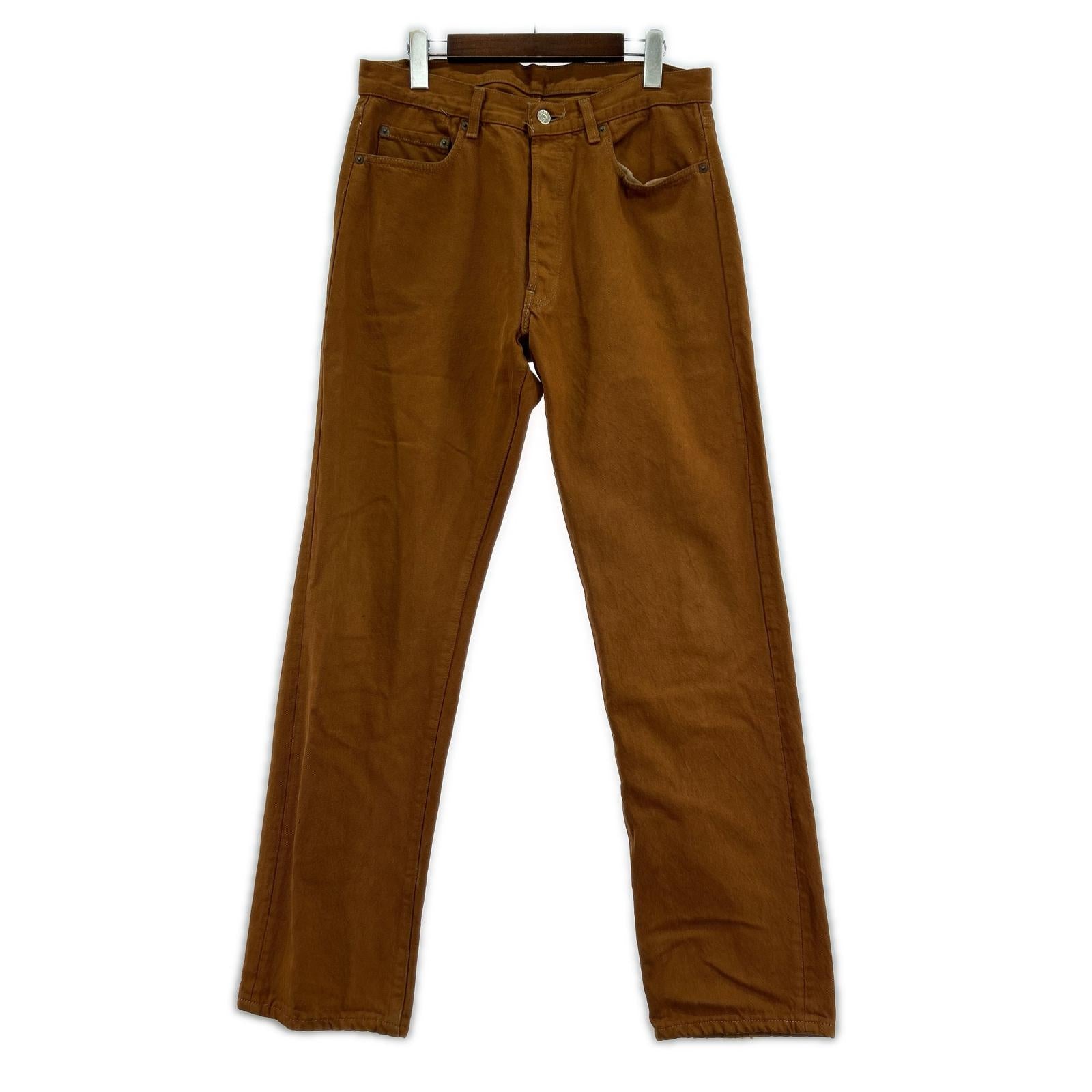 デニムパンツ 80s USA製 -31 ブラウン
