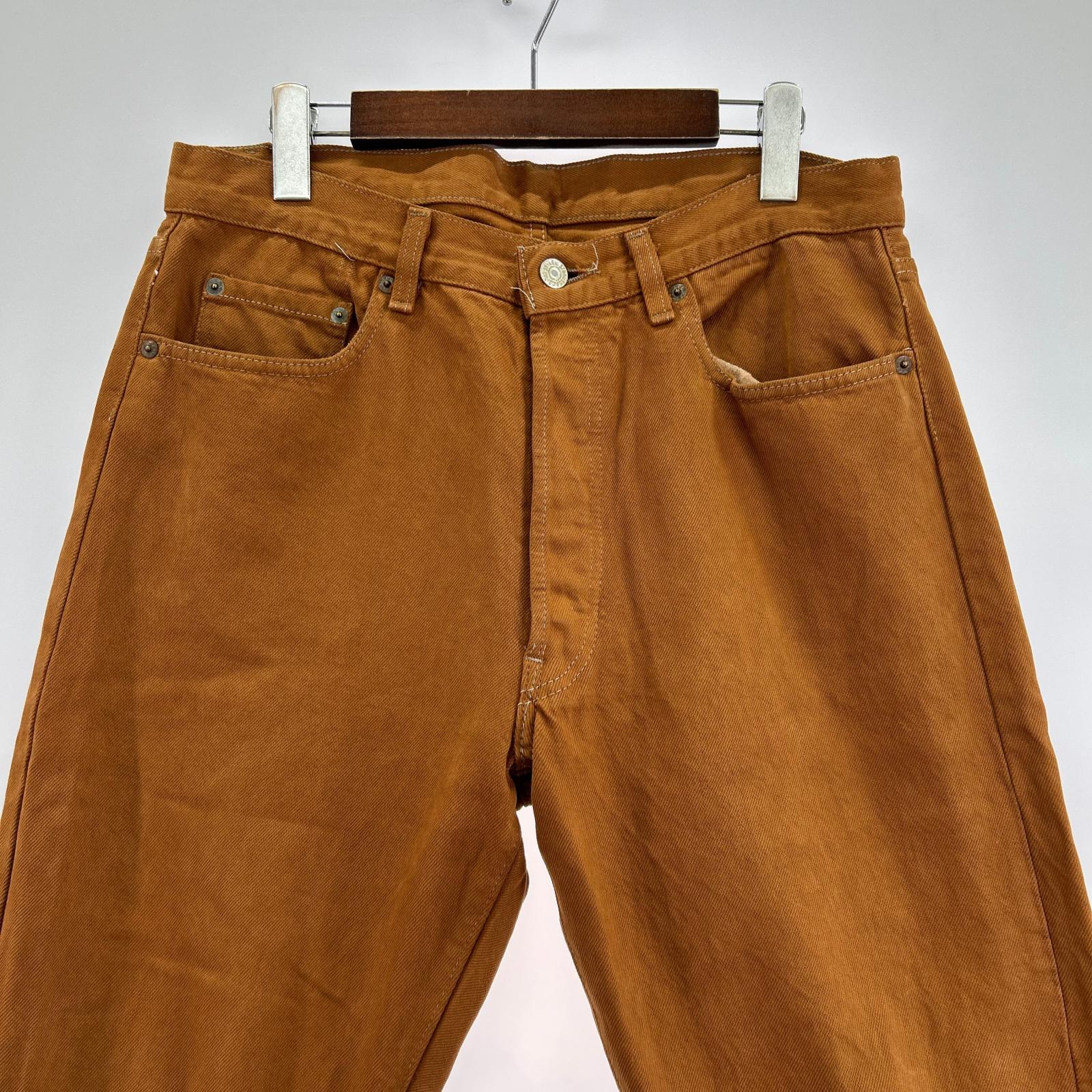 デニムパンツ 80s USA製 -31 ブラウン