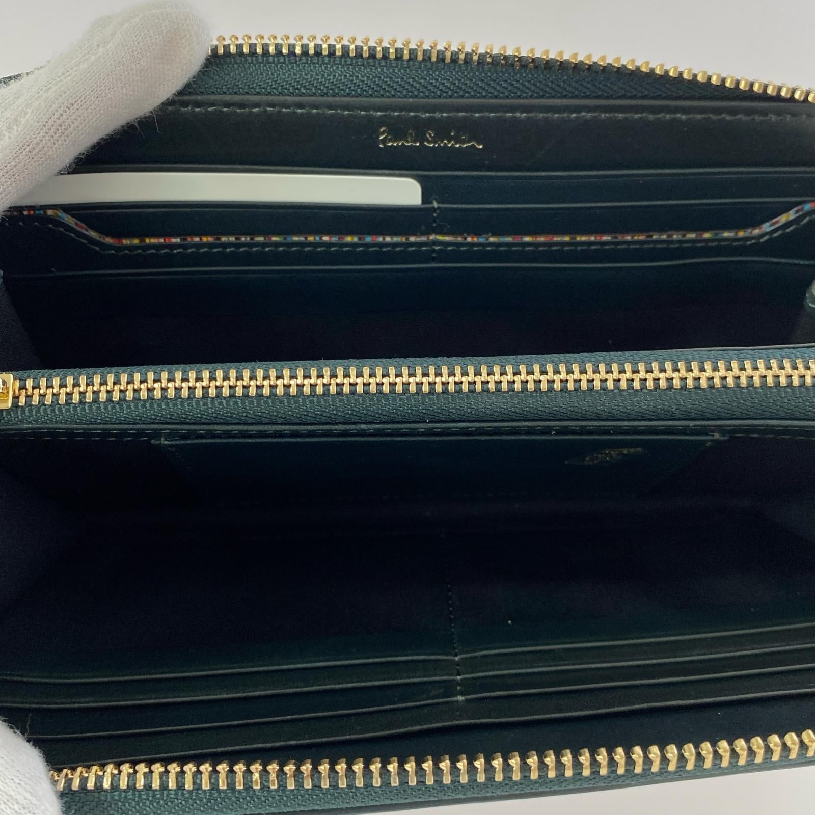 長財布 ラウンドジップウォレット 緑 グリーン