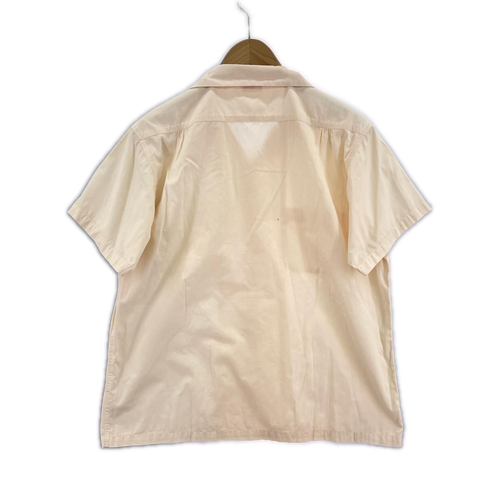 半袖シャツ AT LAST&CO 開襟/半袖シャツ 15ハーフ ベージュ