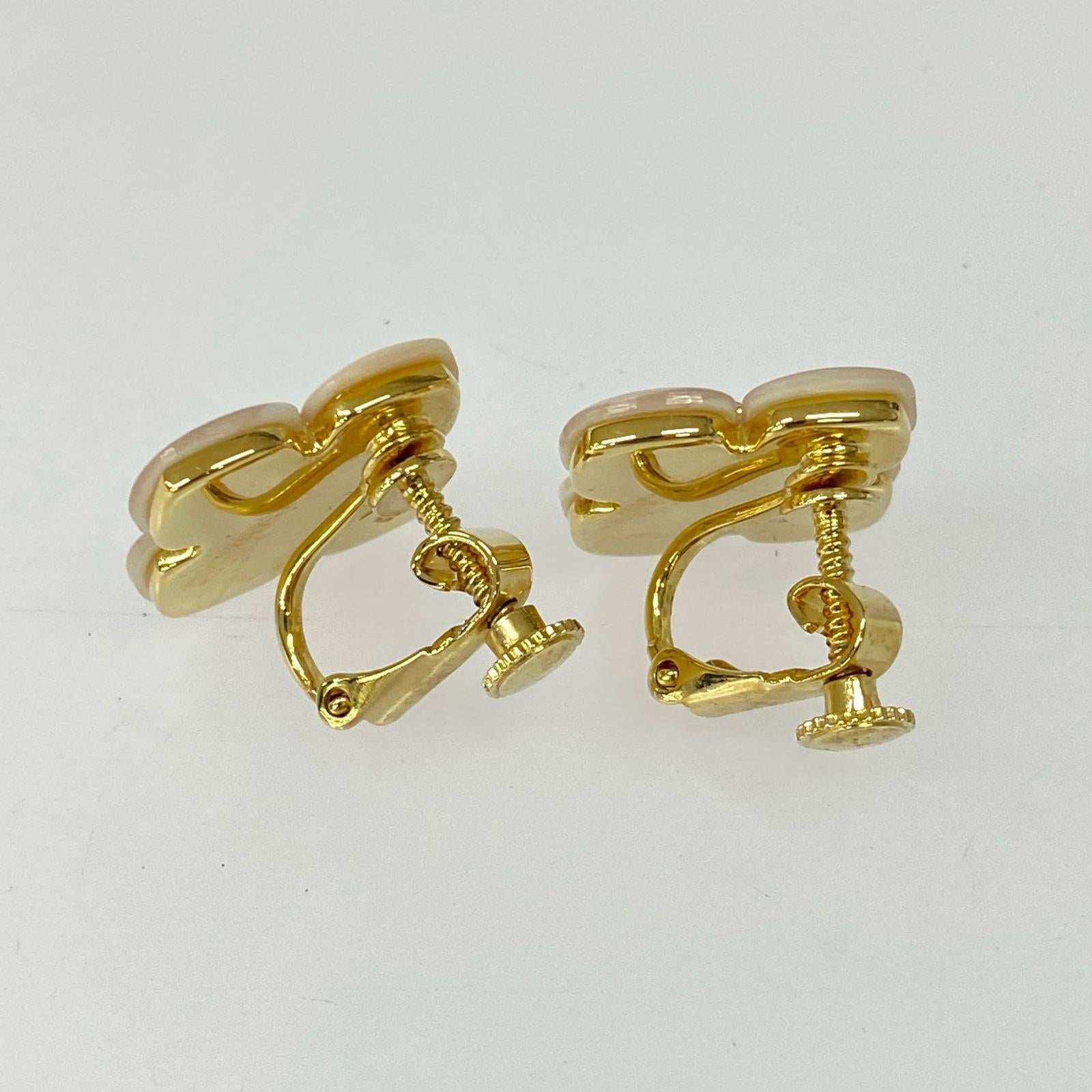 その他アクセサリー VENDOME BOUTIQUE シェルフラワーイヤリング ピンク