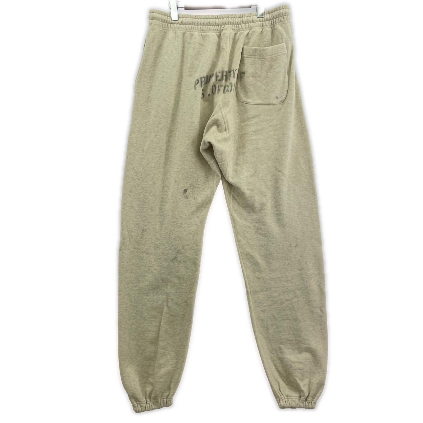 パンツ SAINT MICHAEL×DENIM TEARS DT_SWEAT PANTS MURAL GRY スウェットパンツ L アイボリー L