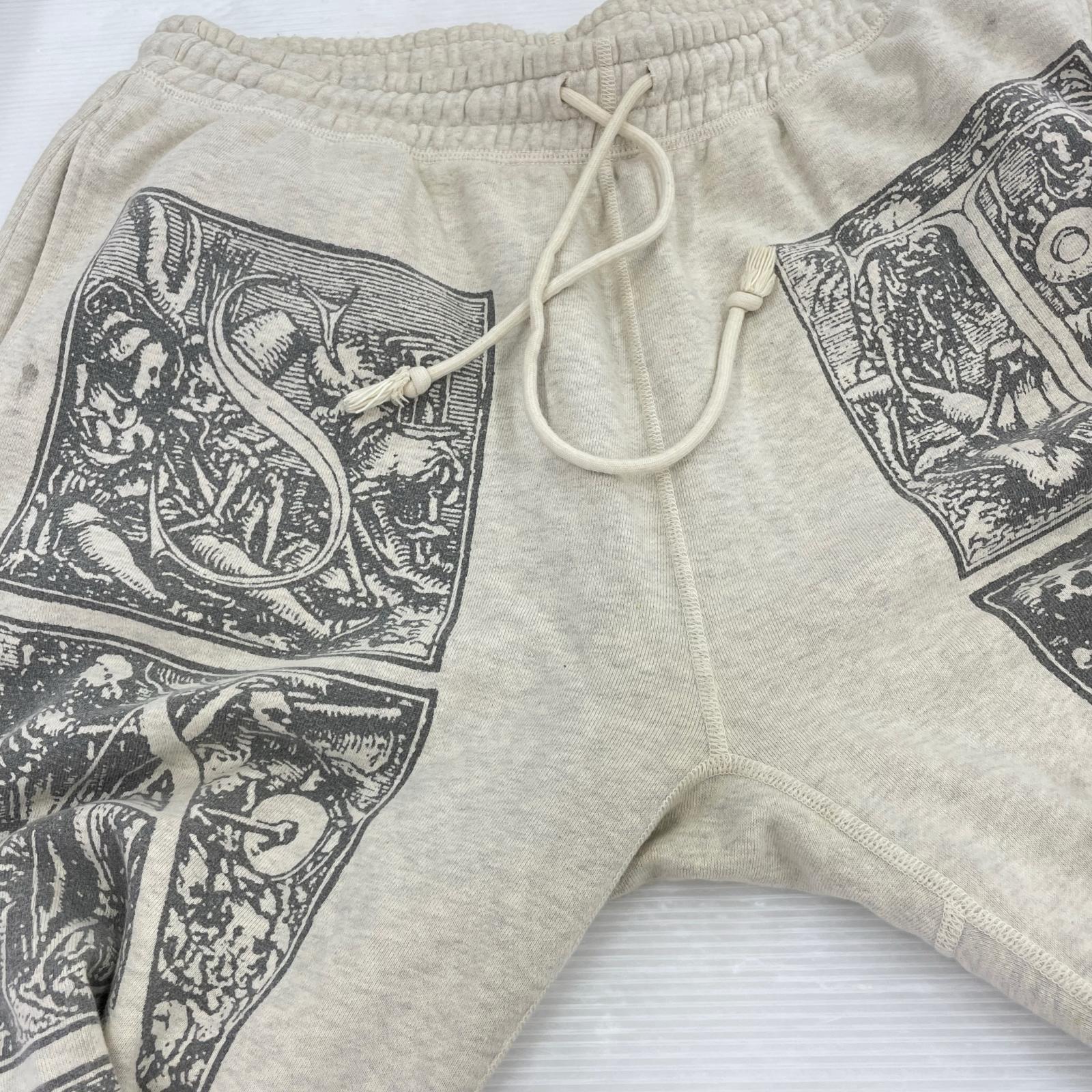 パンツ SAINT MICHAEL×DENIM TEARS DT_SWEAT PANTS MURAL GRY スウェットパンツ L アイボリー L