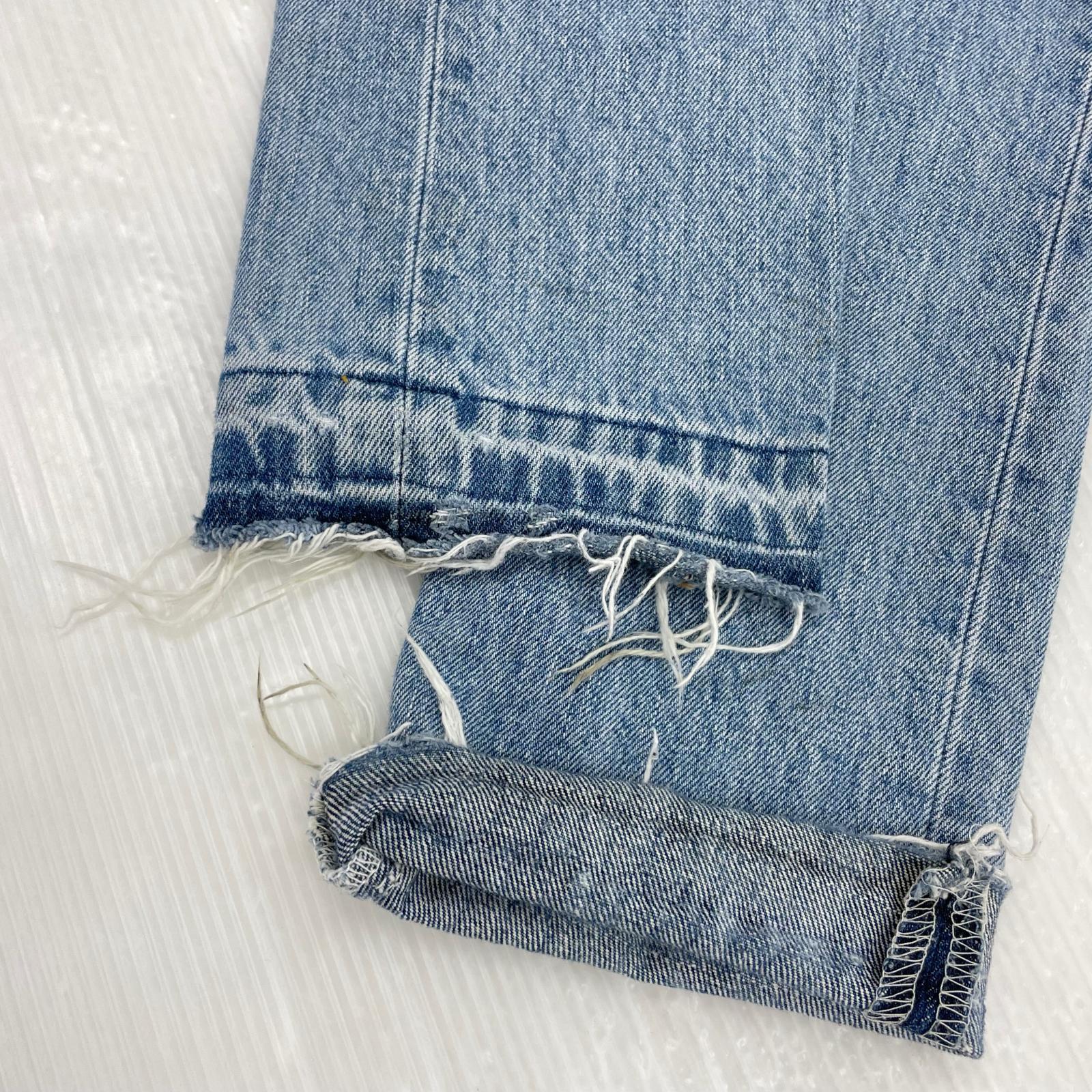デニムパンツ GALLERY DEPT 5001 裾カットオフ リメイクデニムパンツ 30