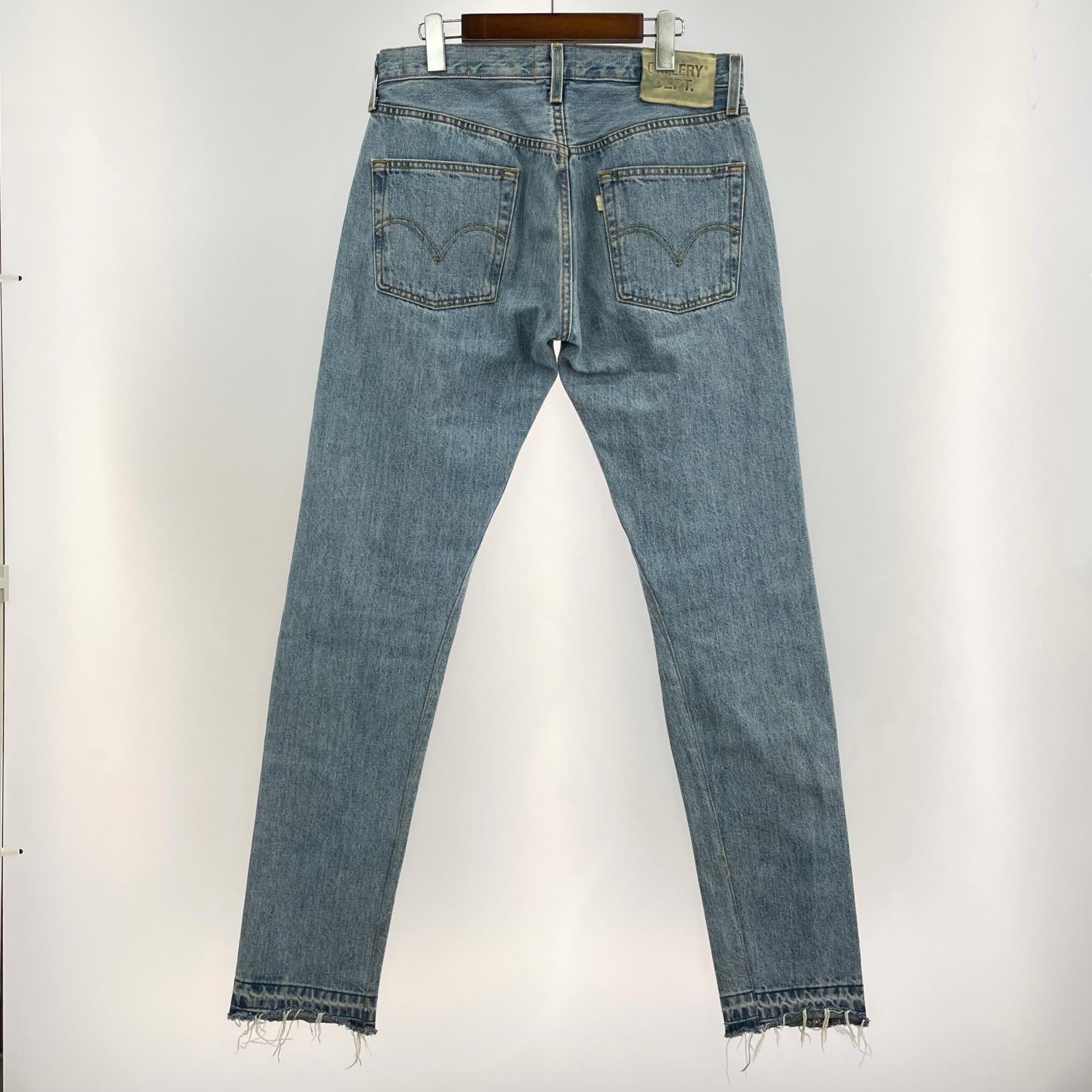 デニムパンツ GALLERY DEPT 5001 裾カットオフ リメイクデニムパンツ 30