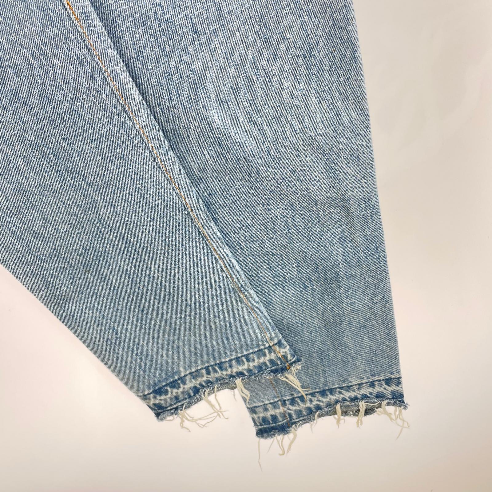 デニムパンツ GALLERY DEPT 5001 裾カットオフ リメイクデニムパンツ 30