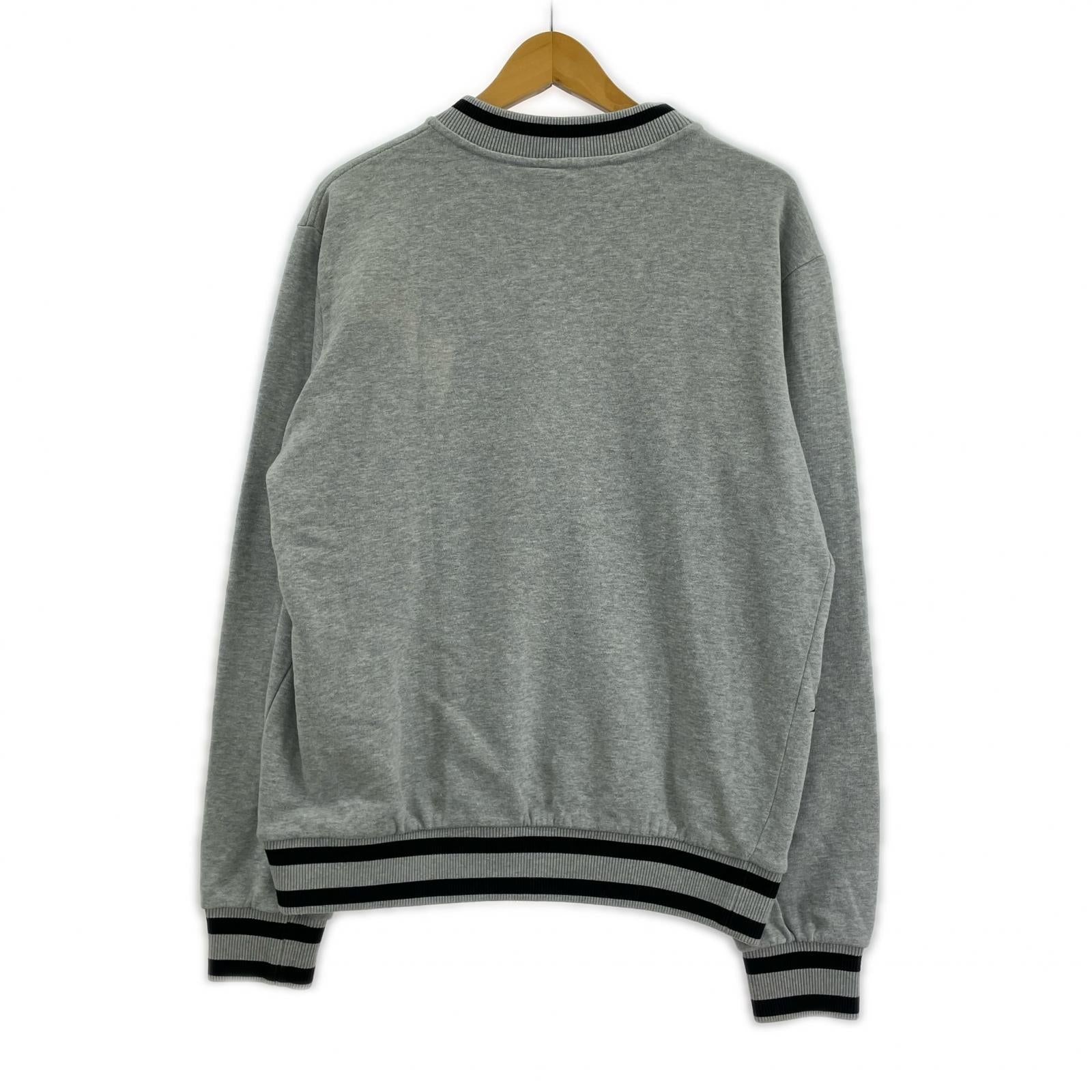 スウェット DOLCE&GABBANA テープロゴ フラワープリントスウェット 52 グレー 52 グレー