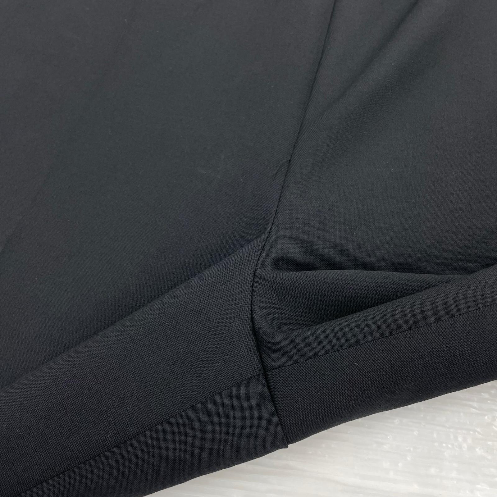 パンツ JUNYA WATANABE COMME des GARCONS 26SS ウールモヘア フレアバギー2タックスラックス S 黒 S ブラック