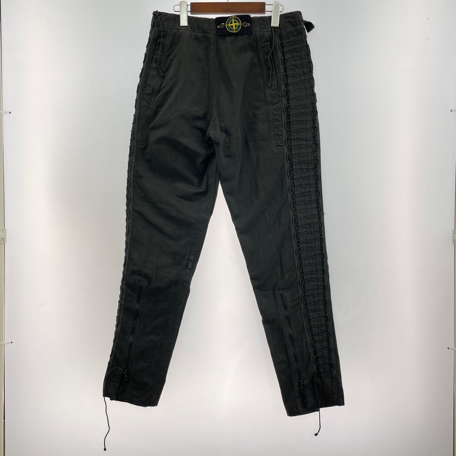 パンツ STONE ISLAND 03AW Paul Harvey期 Compact G-Force Pants 48 ブラック ブラック