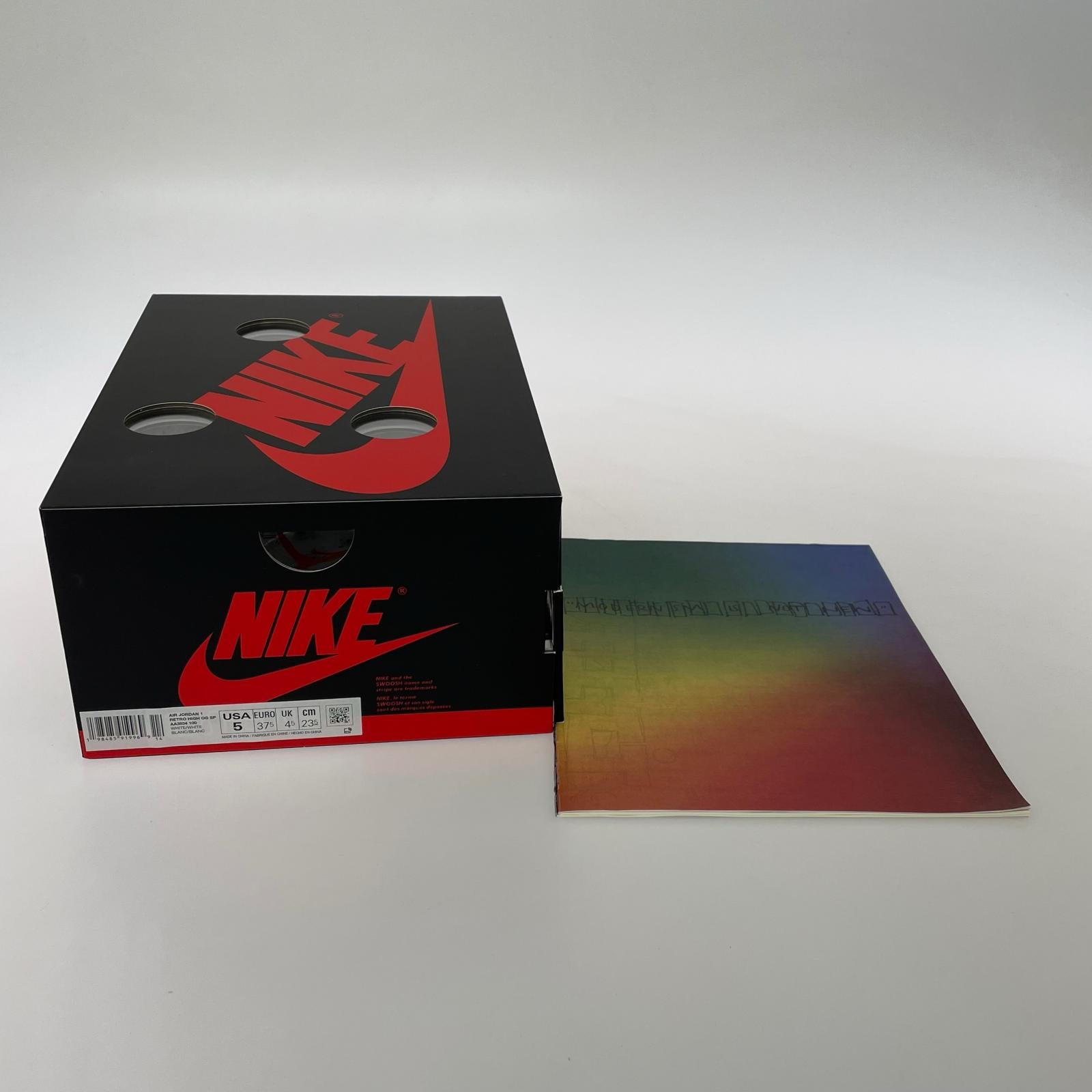 スニーカー V.A.A. AJ1 Retro High OG Alaska 23.5cm 23.5cm (US5 1/2 UK5 EU37) ホワイト
