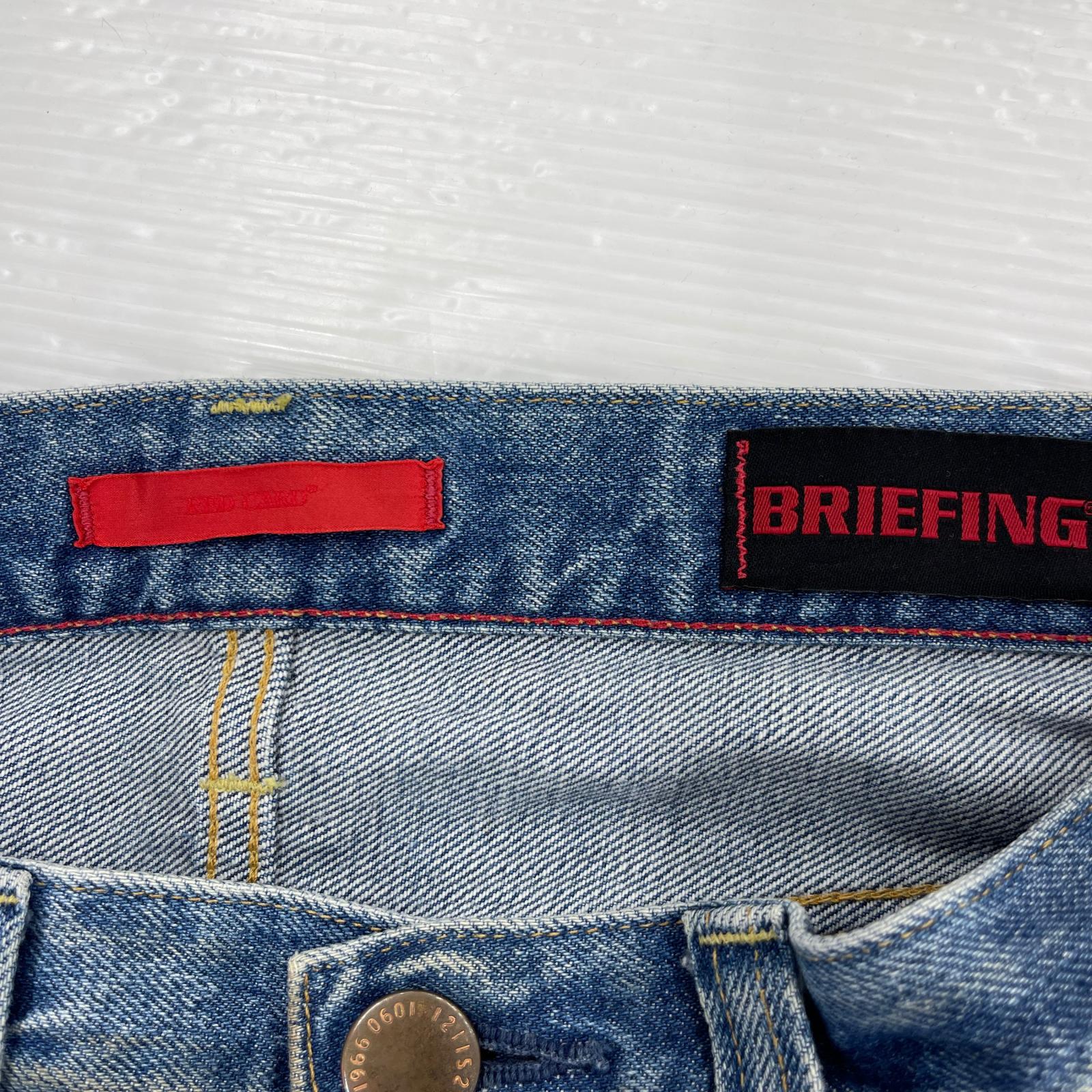デニムパンツ ×BRIEFING ストレートデニム ライトブルー (W29) 29 ブルー