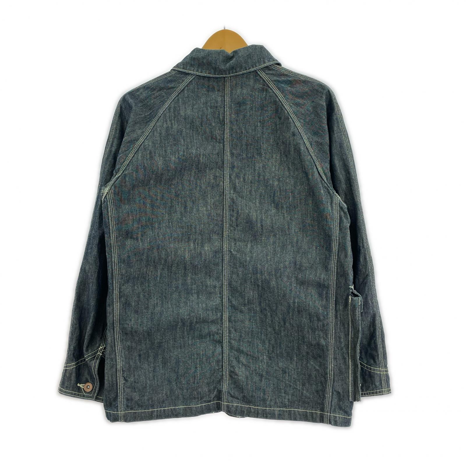 デニムジャケット 児島 HIGH ROCK カバーオール M M ネイビー