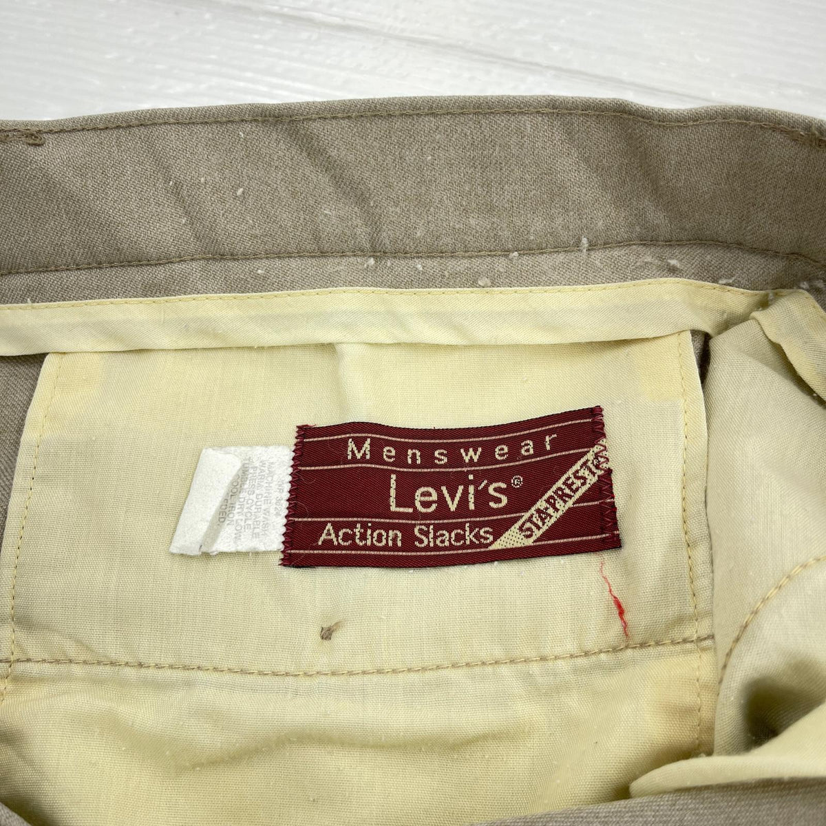 パンツ 70s STA-PREST Action Slacks ベージュ ベージュ