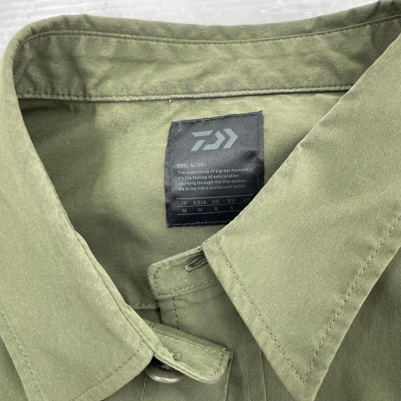 長袖シャツ TECH ANGLERS SHIRTS カーキ (M) M カーキ