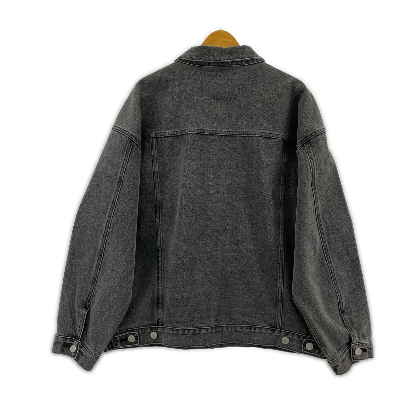 デニムジャケット デニムパンツ グレー M M ブラック