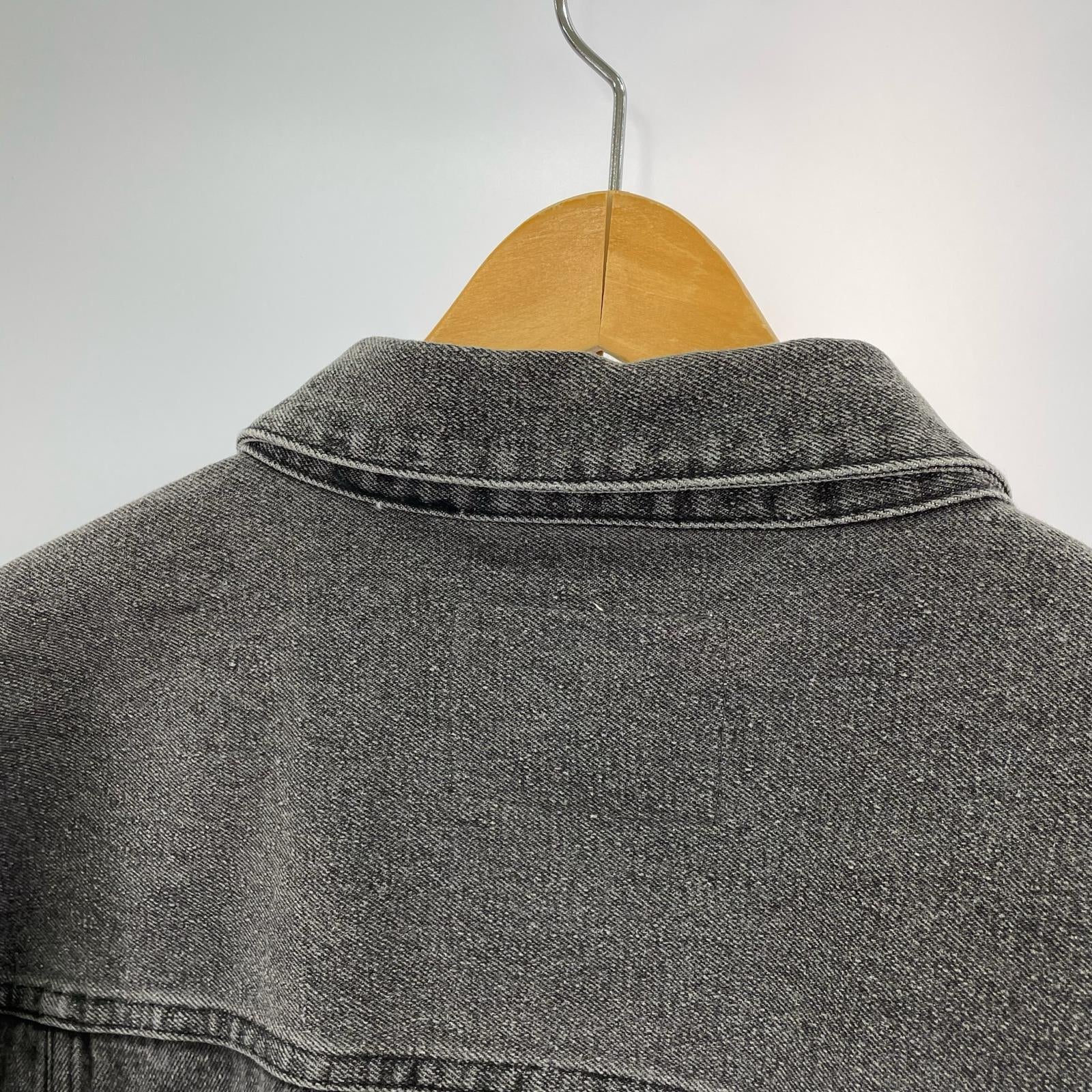 デニムジャケット デニムパンツ グレー M M ブラック