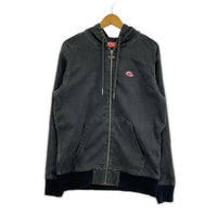 パーカー DIESEL D-Gir Track Denim Hoodie S チャコール