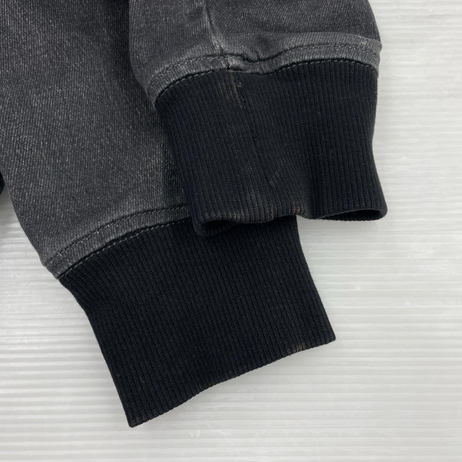 パーカー DIESEL D-Gir Track Denim Hoodie S チャコール