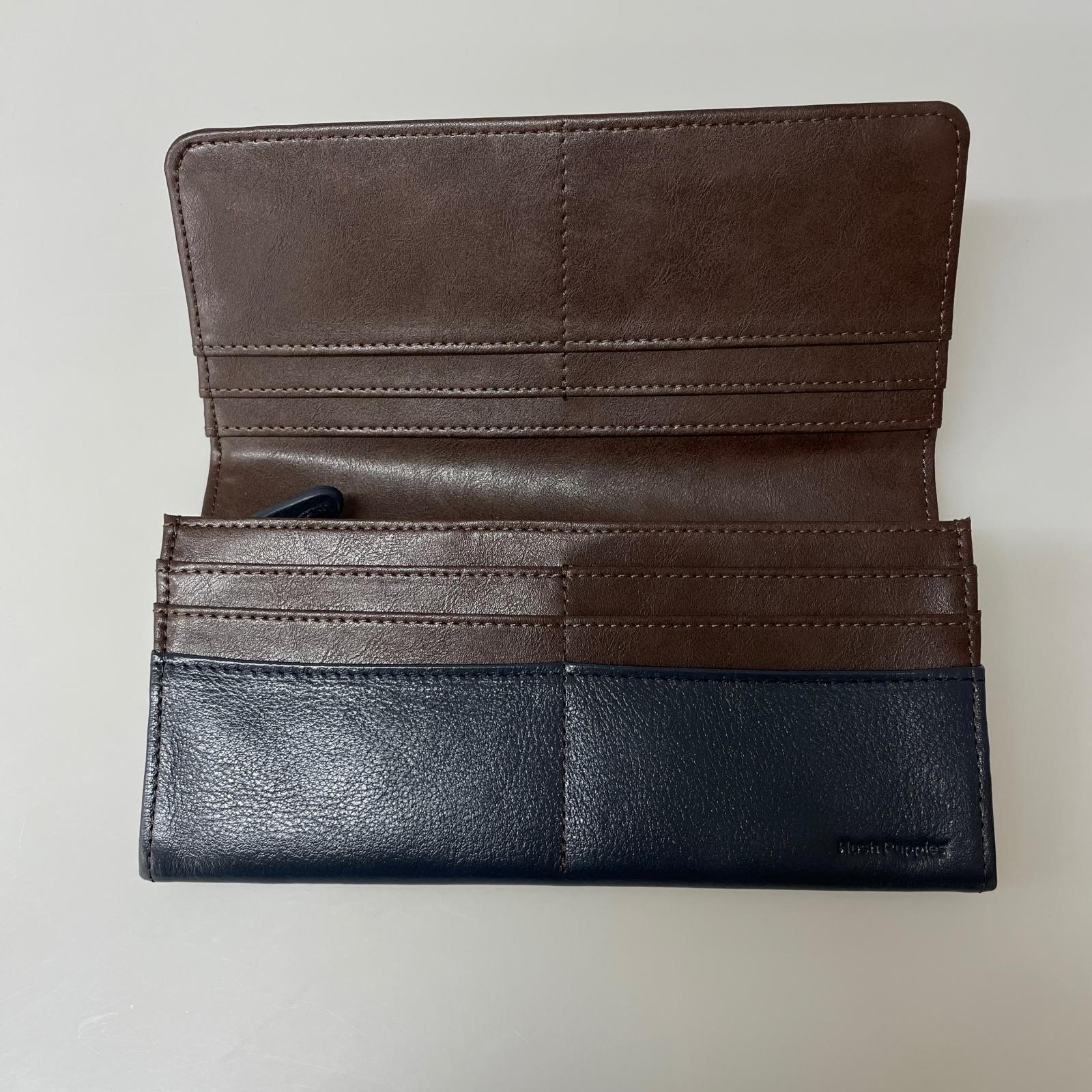 長財布 Hush Puppies ロングウォレット ネイビー