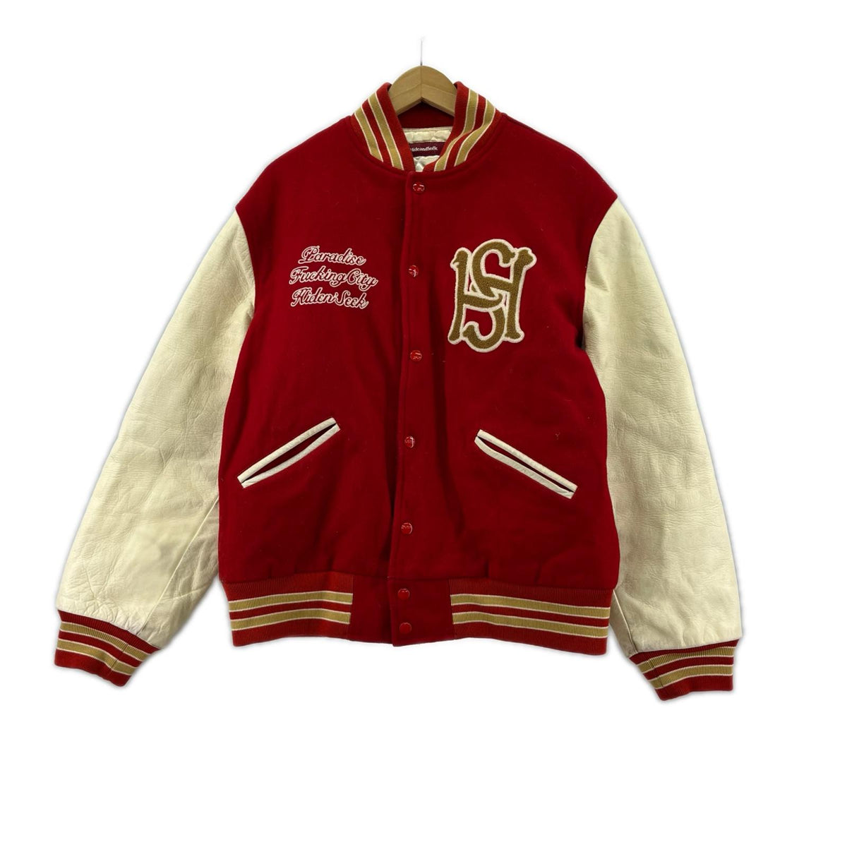 ジャケット スカジャン RED L レッド