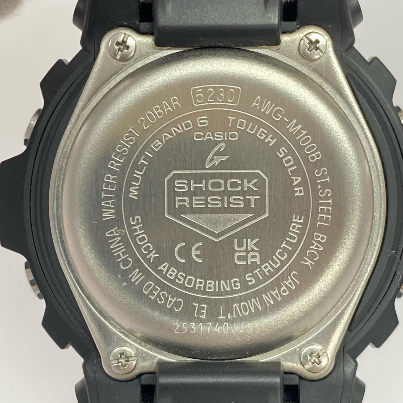 腕時計 AWG-M100B ブラック