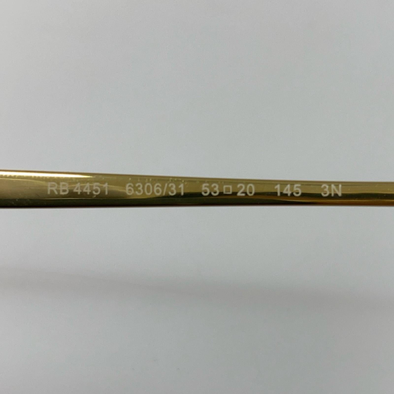 その他アクセサリー ウェリントン サングラス RB4451 黒金 ブラック