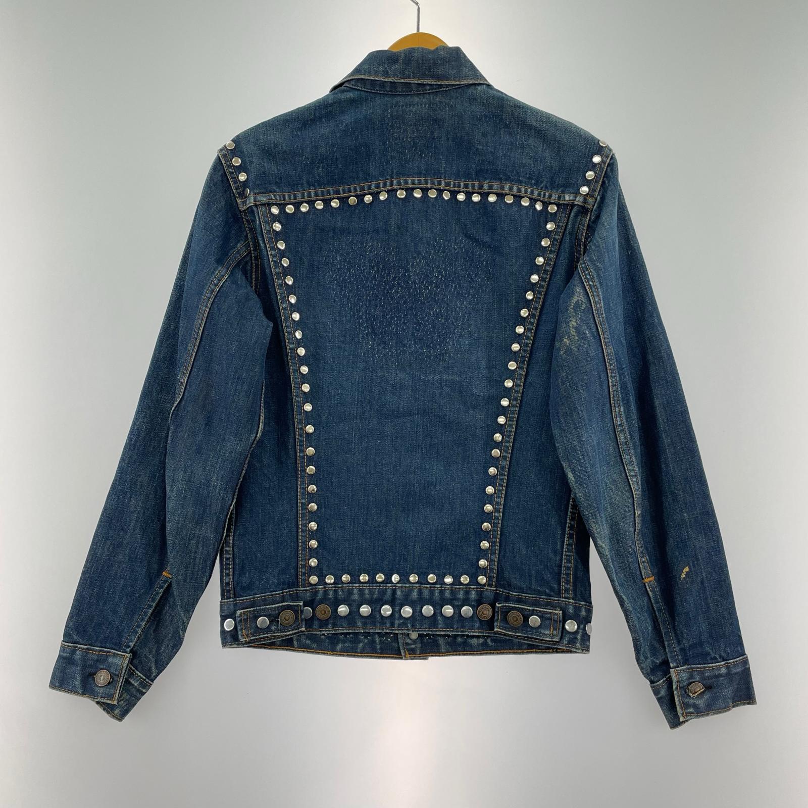 デニムジャケット 60s-70s 70505 BigE スタッズカスタム ブルー