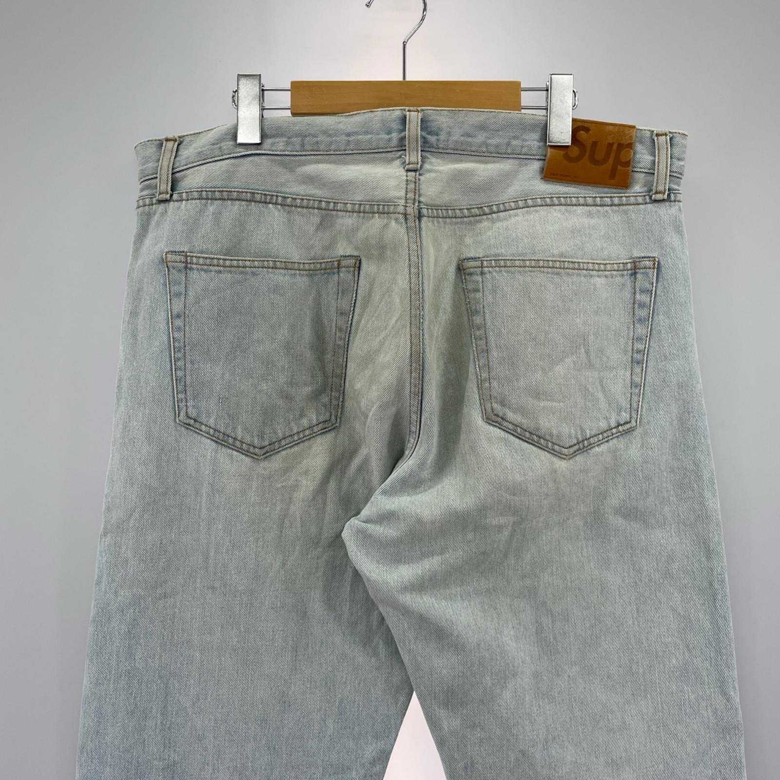 デニムパンツ Stone Washed インディゴ (36) 36 ブルー
