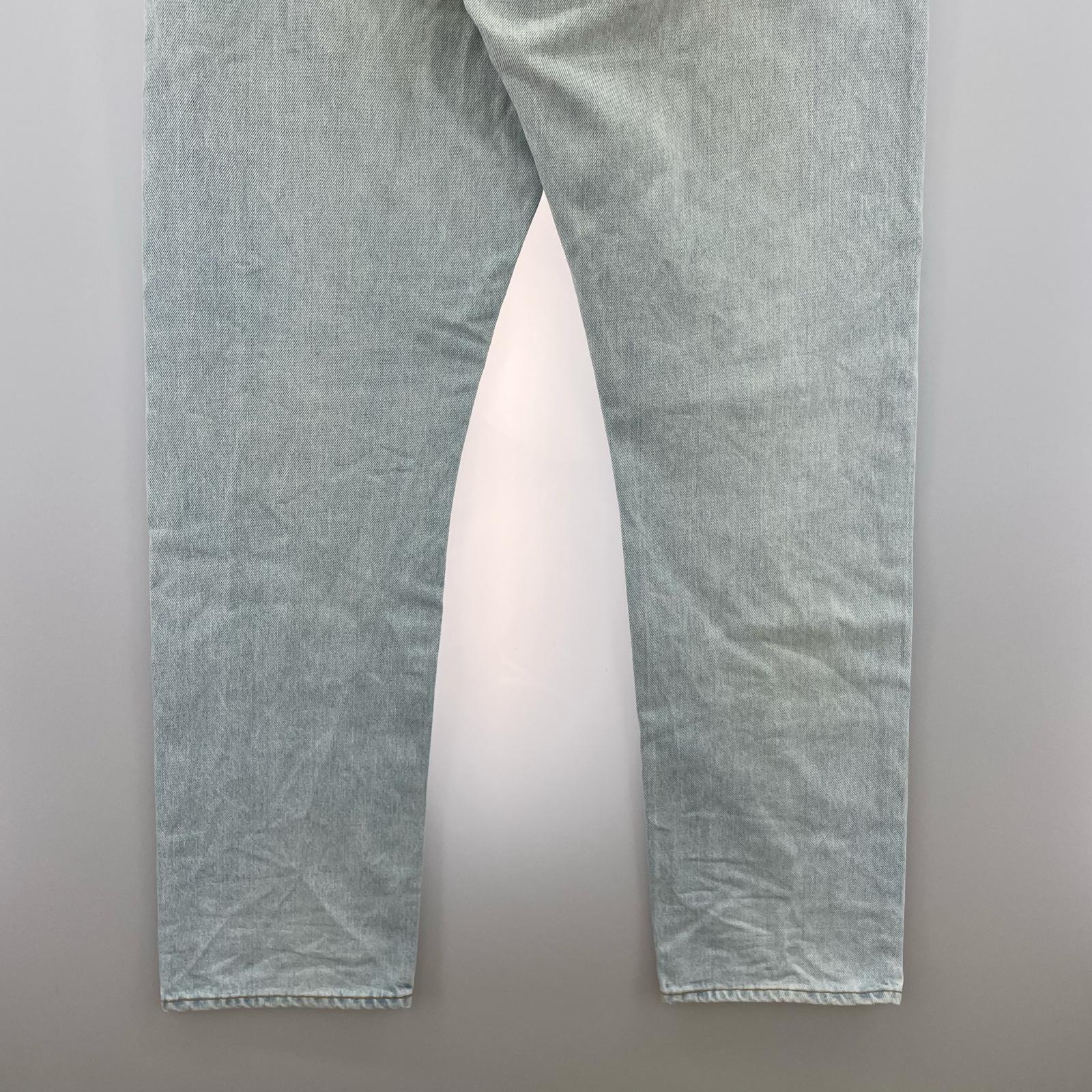 デニムパンツ Stone Washed インディゴ (36) 36 ブルー