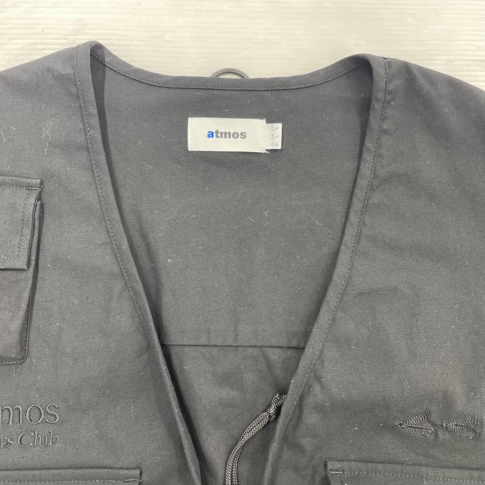 長袖シャツ atmos Utility Vest 黒 (XL) ブラック