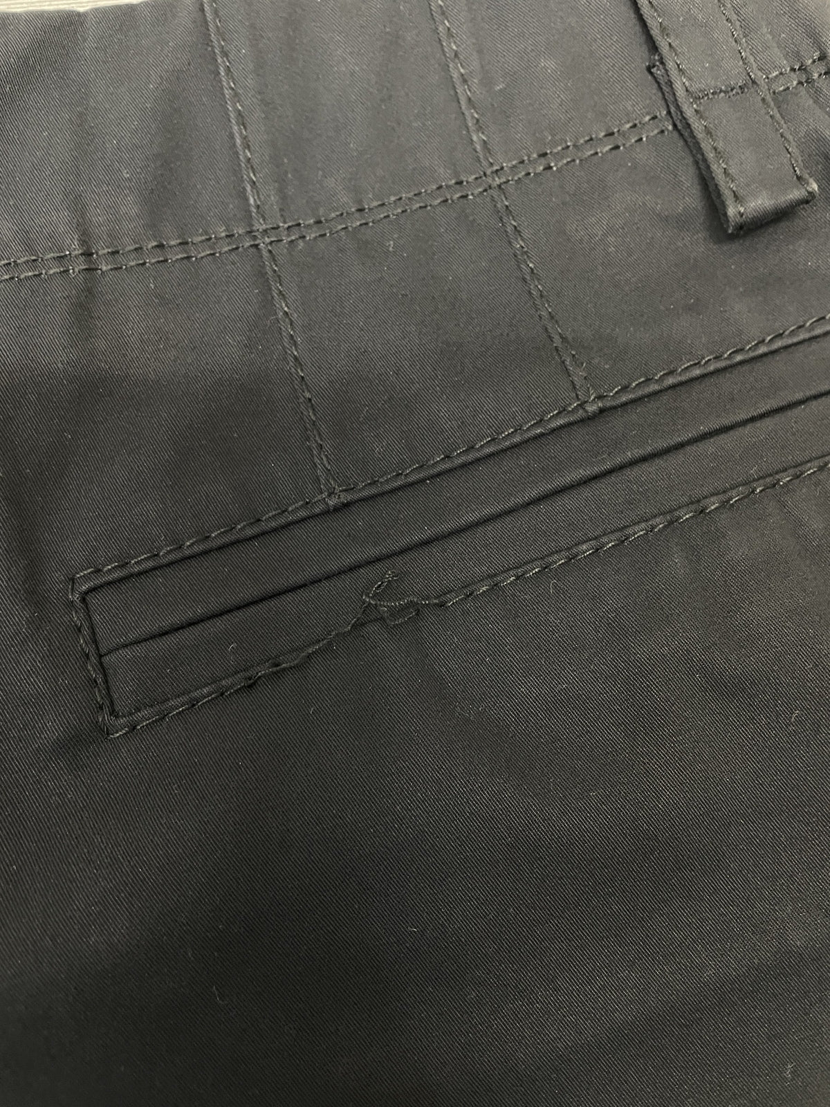 LOUIS VUITTON ステッチデザイン ワイドパンツ 36 黒