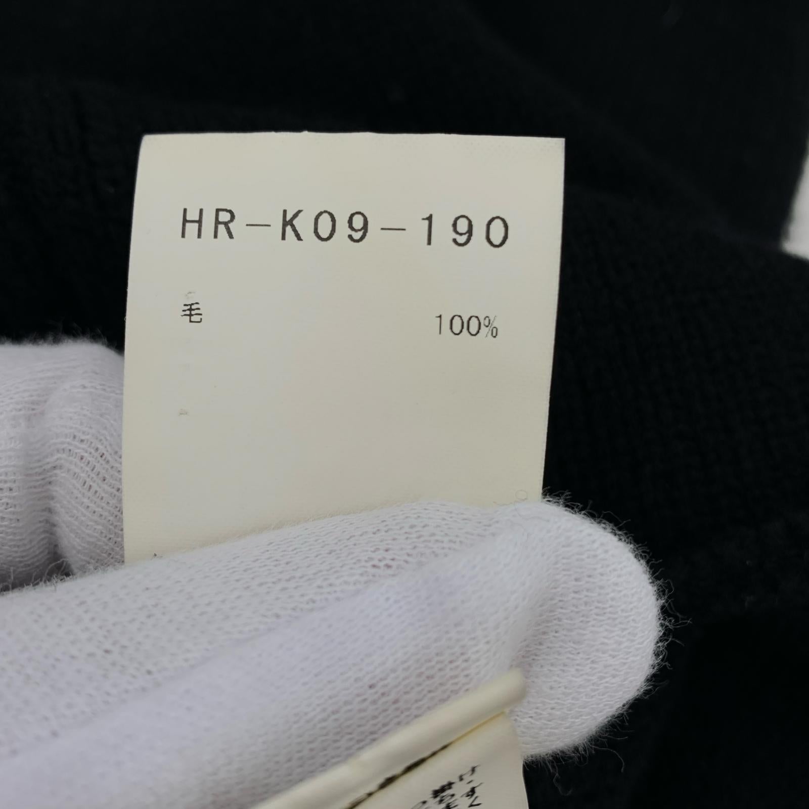 ニット 22AW 衿二重タートルニットセーター 3 黒 ブラック