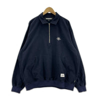 スウェット NEIGHBORHOOD 23AW HALF ZIP PULLOVER SHIRT LS ネイビー