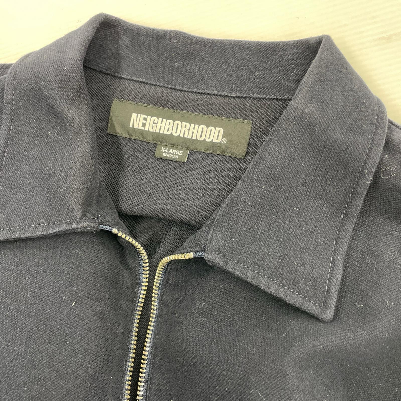 スウェット NEIGHBORHOOD 23AW HALF ZIP PULLOVER SHIRT LS ネイビー