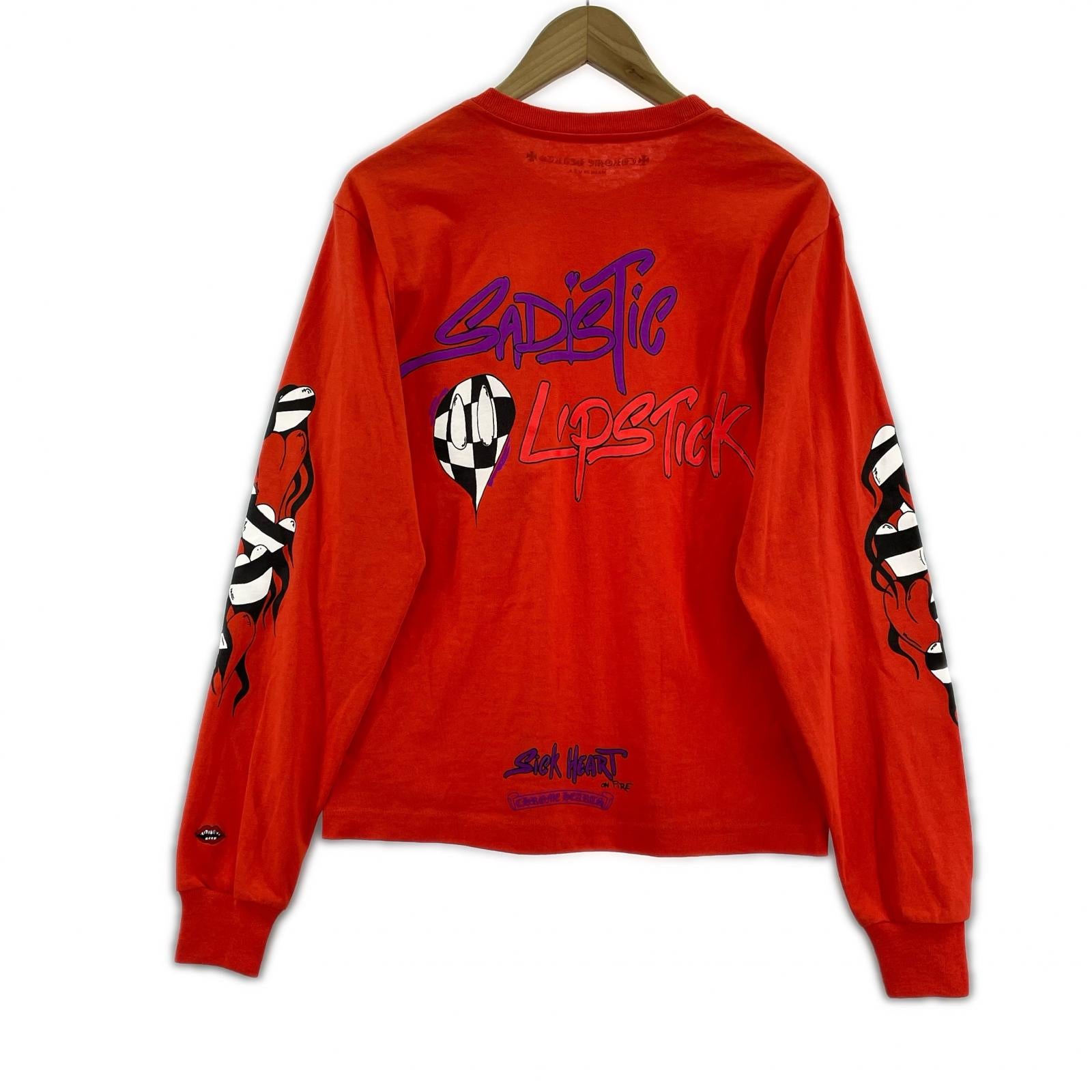 長袖Tシャツ PPO Spark the Heart L/S T-Shirt XS 赤 レッド