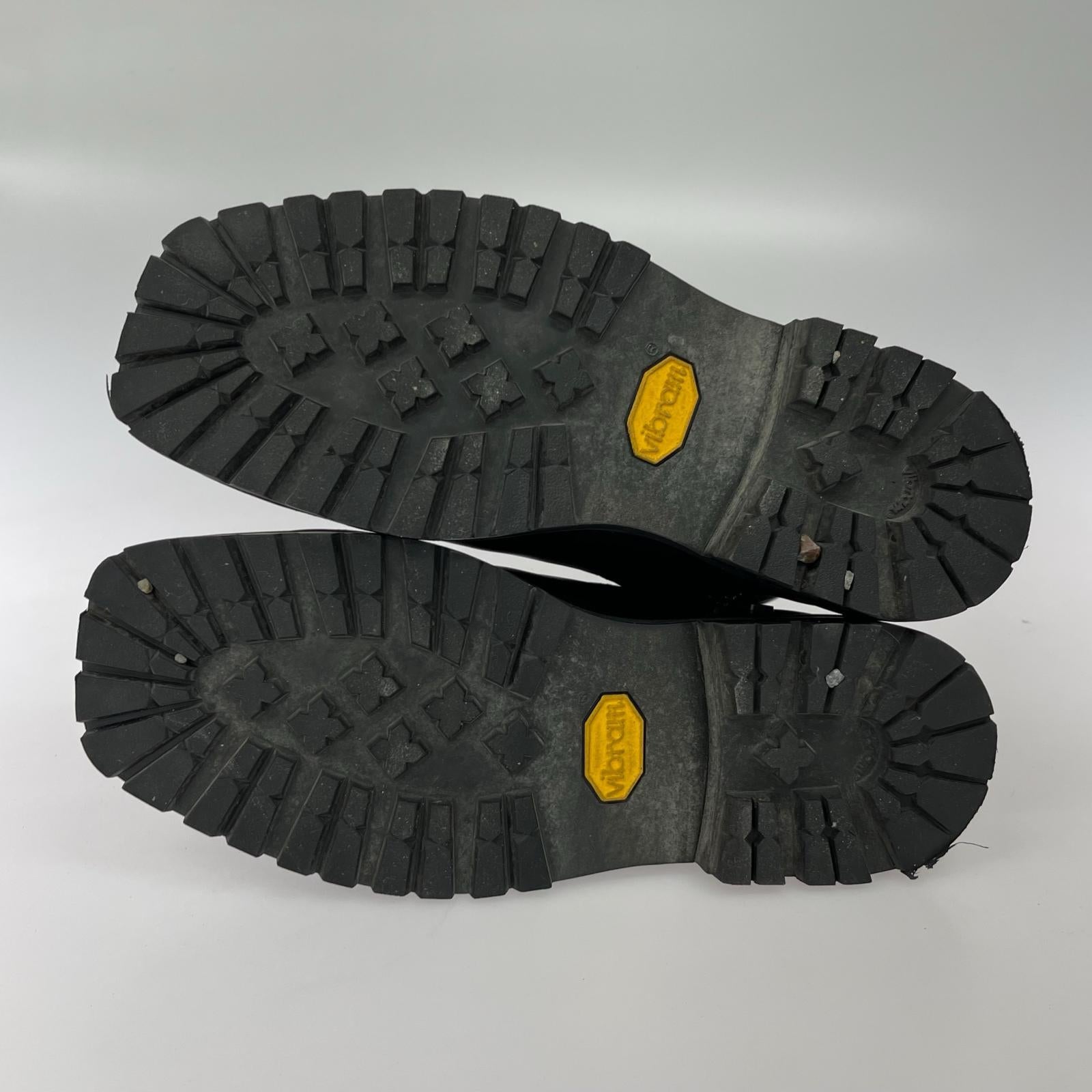 ブーツ ×ZARA サイドジップ Vibramソール 黒 (42)