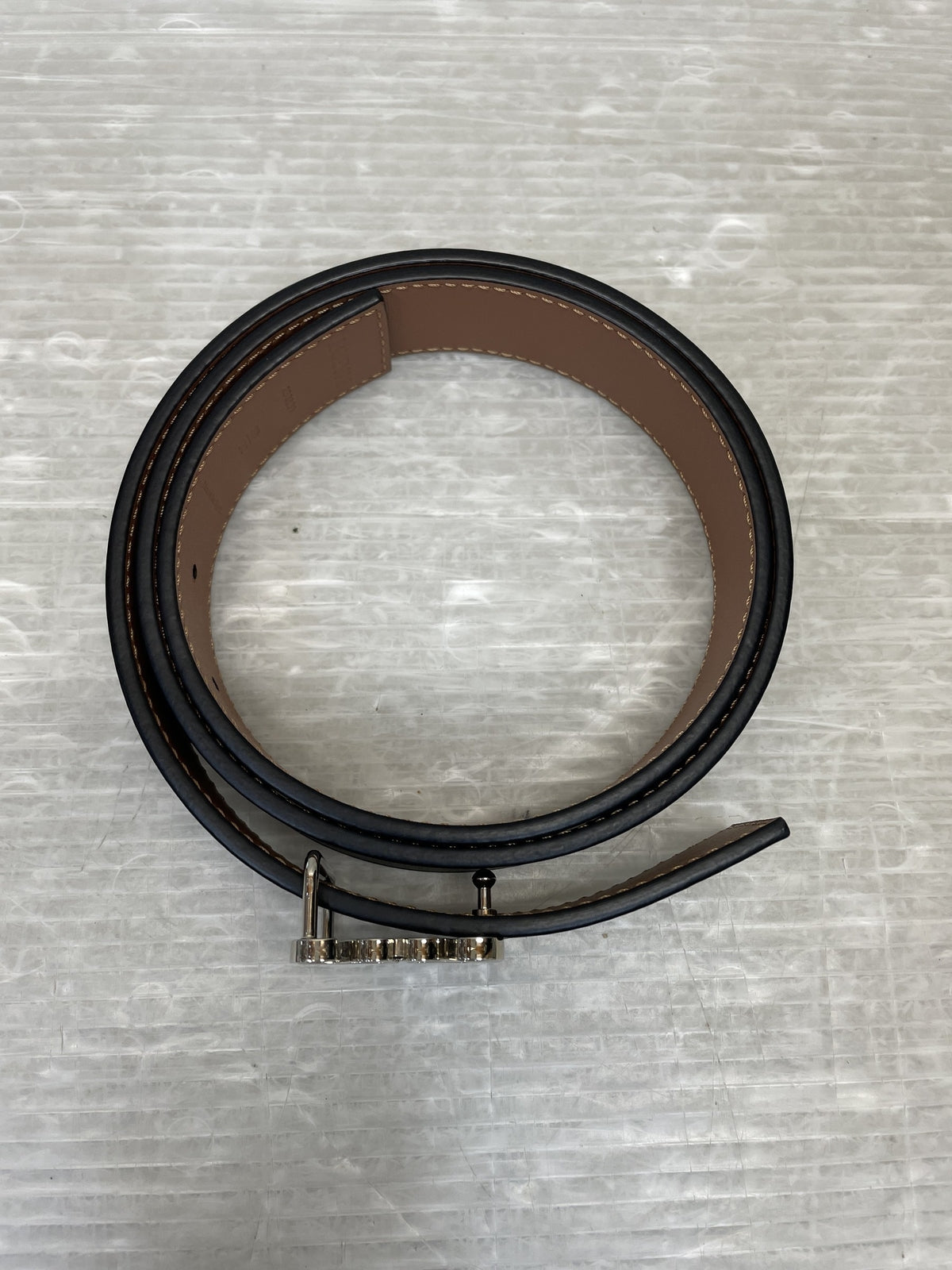 LOEWE アナグラムバックル レザーベルト 80/32