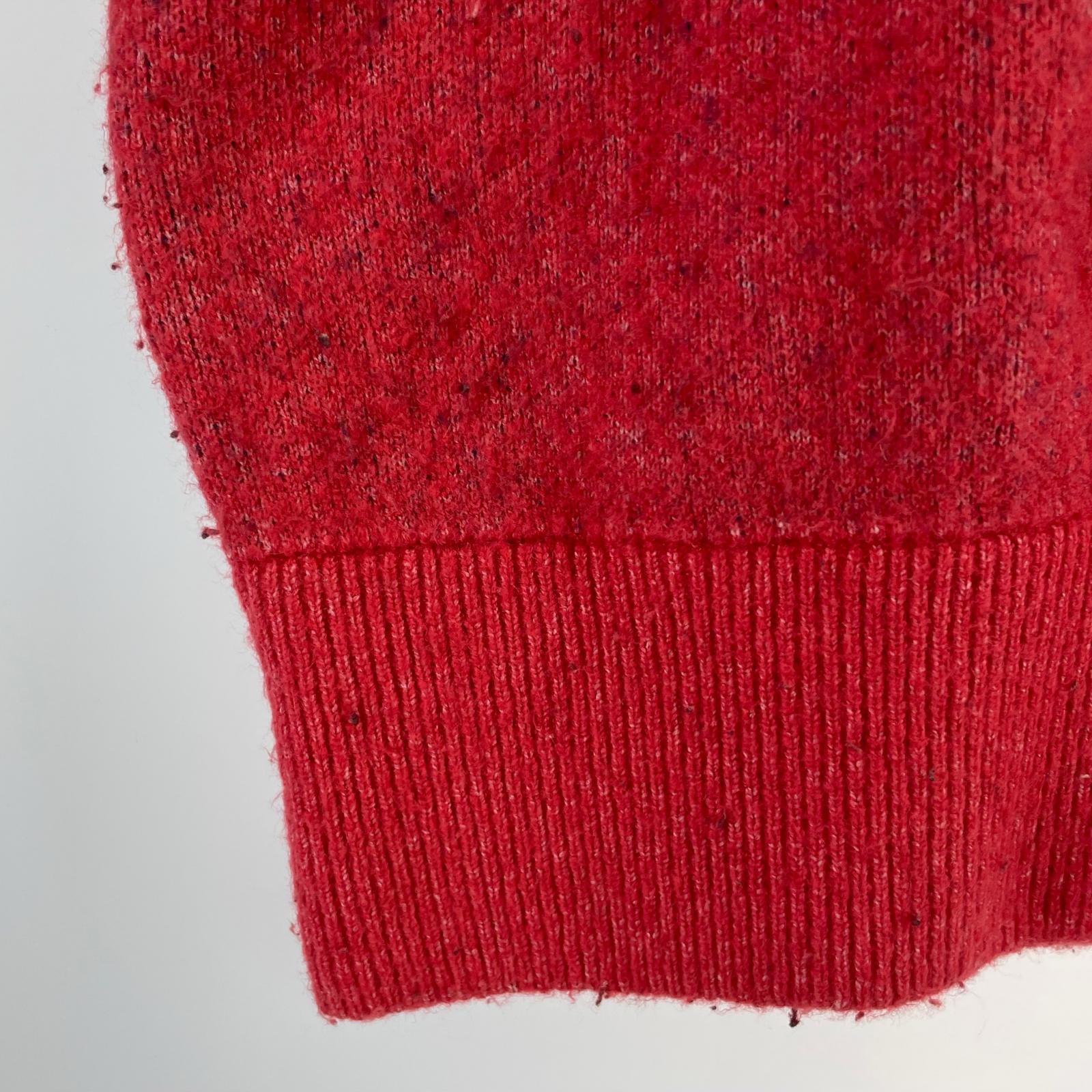 ニット STUSSY SPORT SWEATER RED L レッド