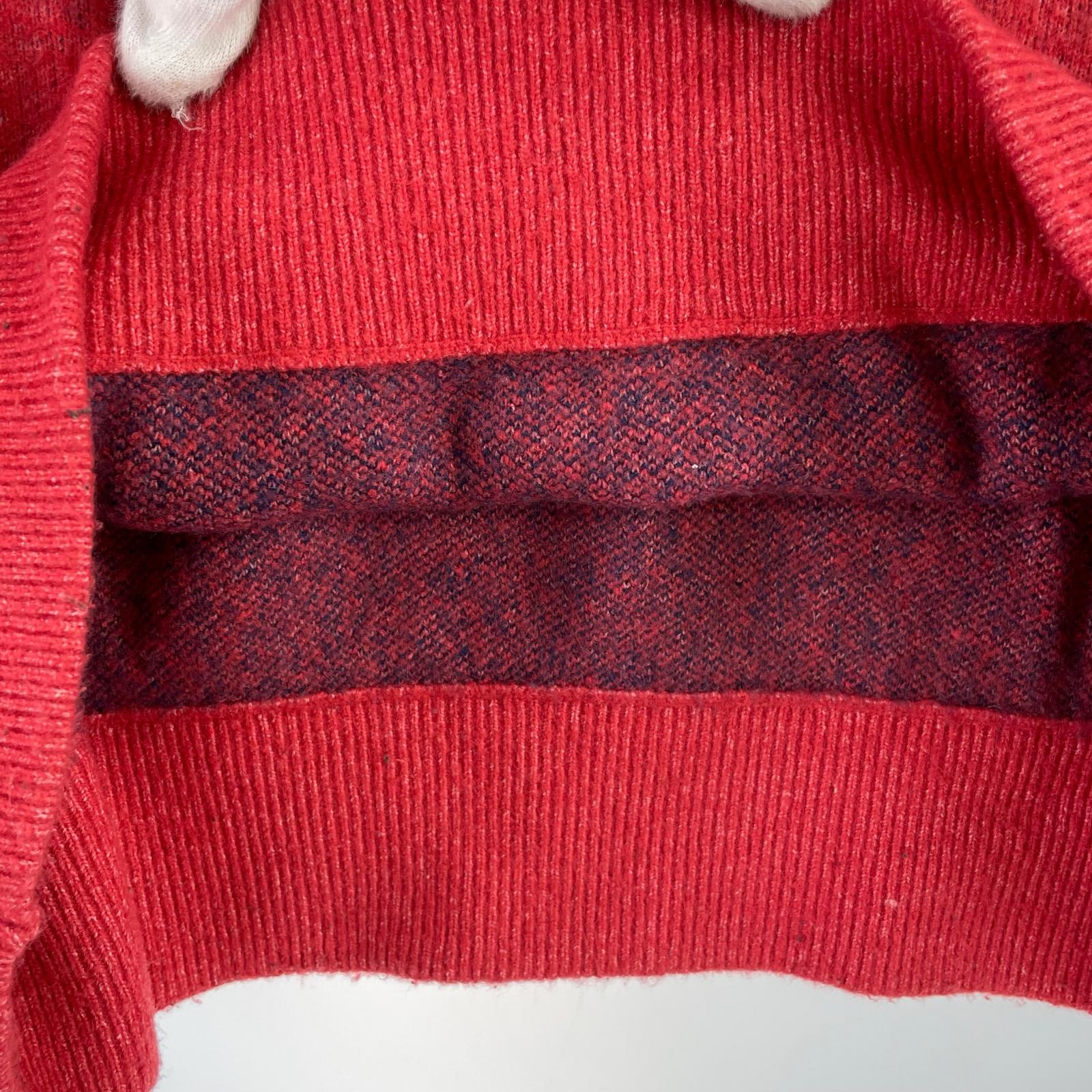 ニット STUSSY SPORT SWEATER RED L レッド