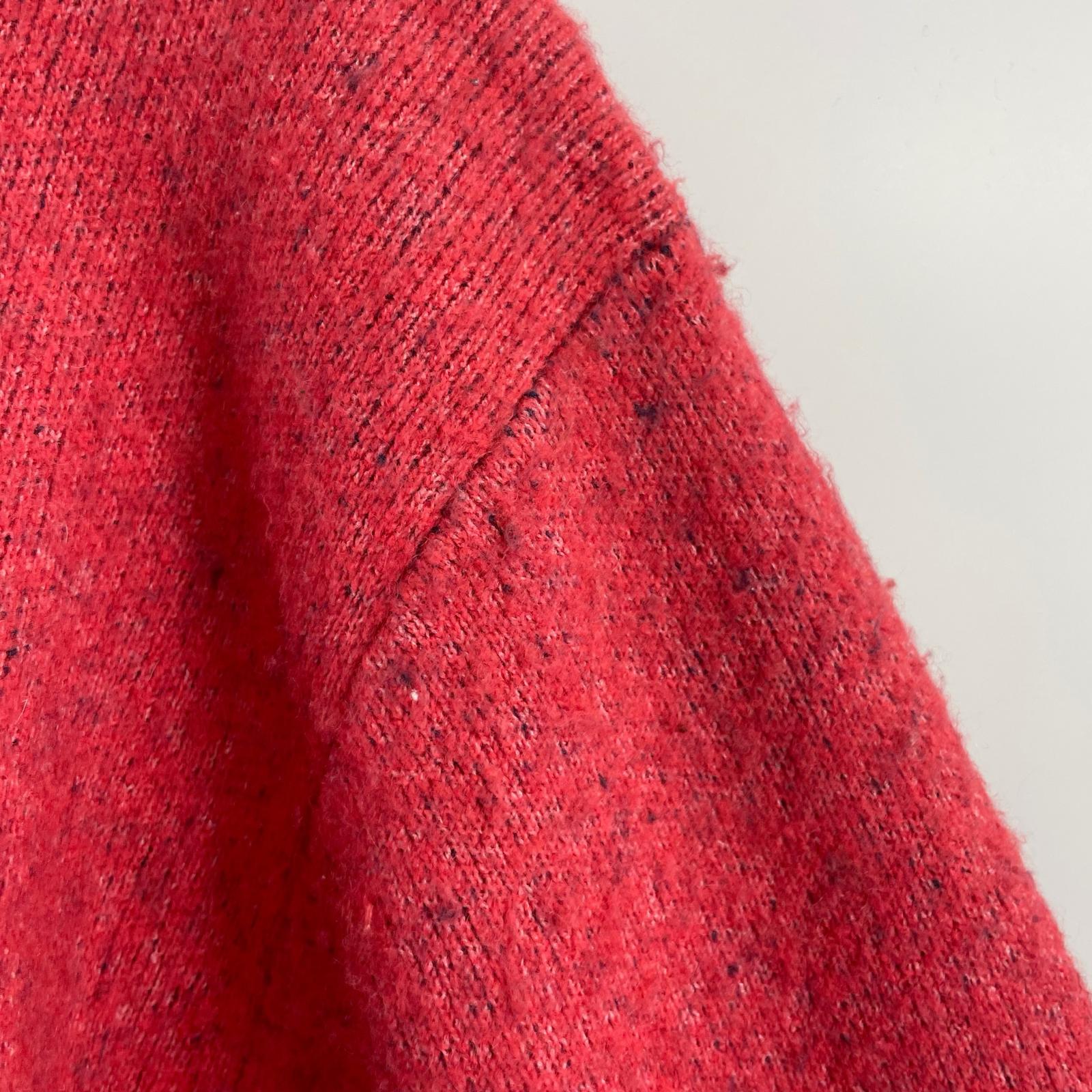 ニット STUSSY SPORT SWEATER RED L レッド