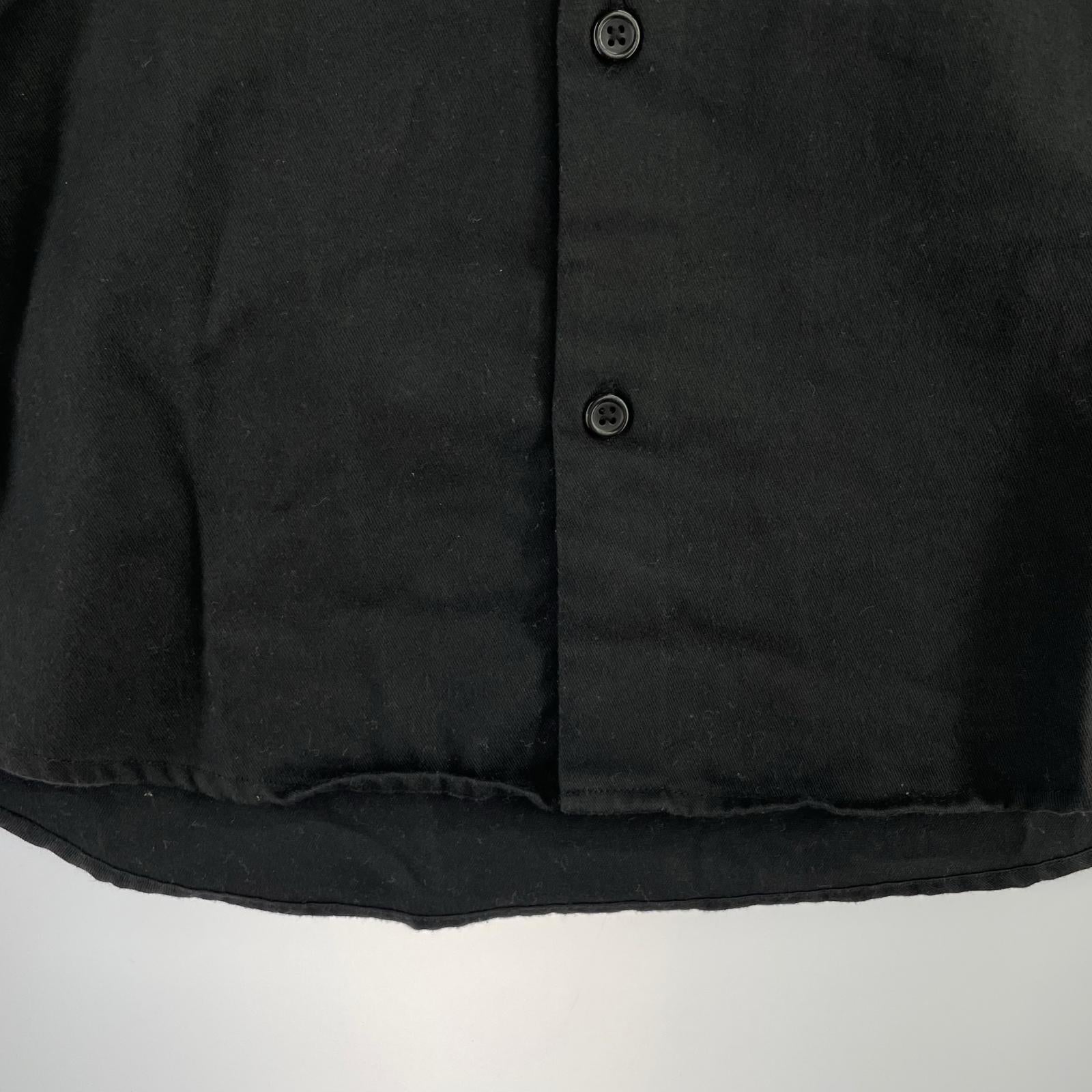 半袖シャツ 25SS URA BITCH WORK SHIRT S/S S S ブラック