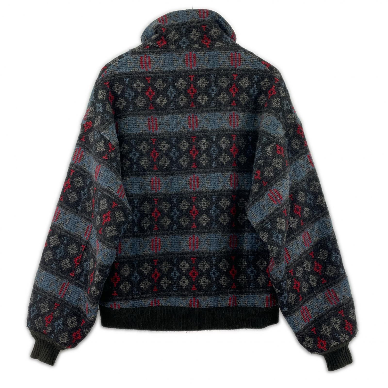 ジャケット 80s Wool Jacket Aztec Pttern S S