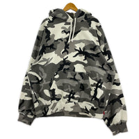 パーカー Supreme 26SS Satin Applique Hooded Sweatshirt XL スノーカモ ブラック