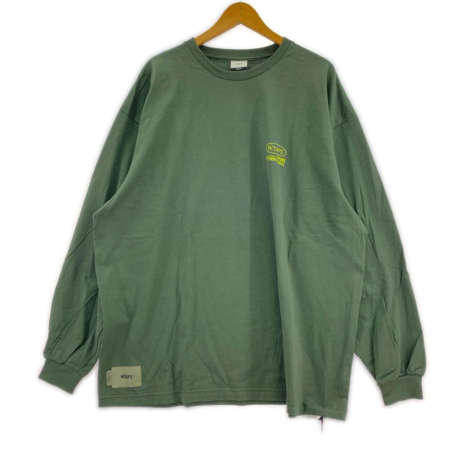 長袖Tシャツ WTAPS 25AW PROTECTED BY / LS / COTTON 3 緑