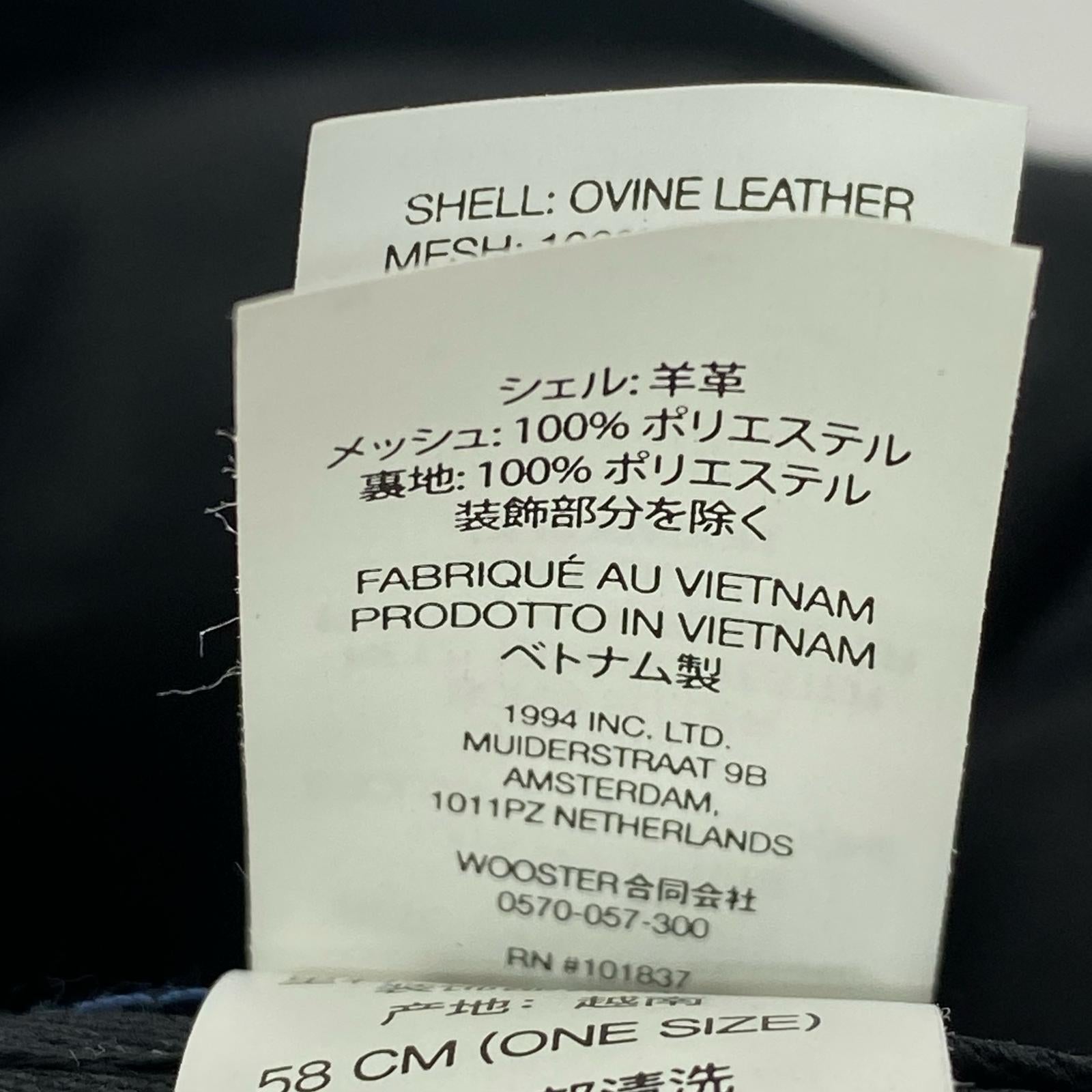 キャップ Supreme 26SS Ostrich Embossed Leather GORE-TEX Camp Cap 青