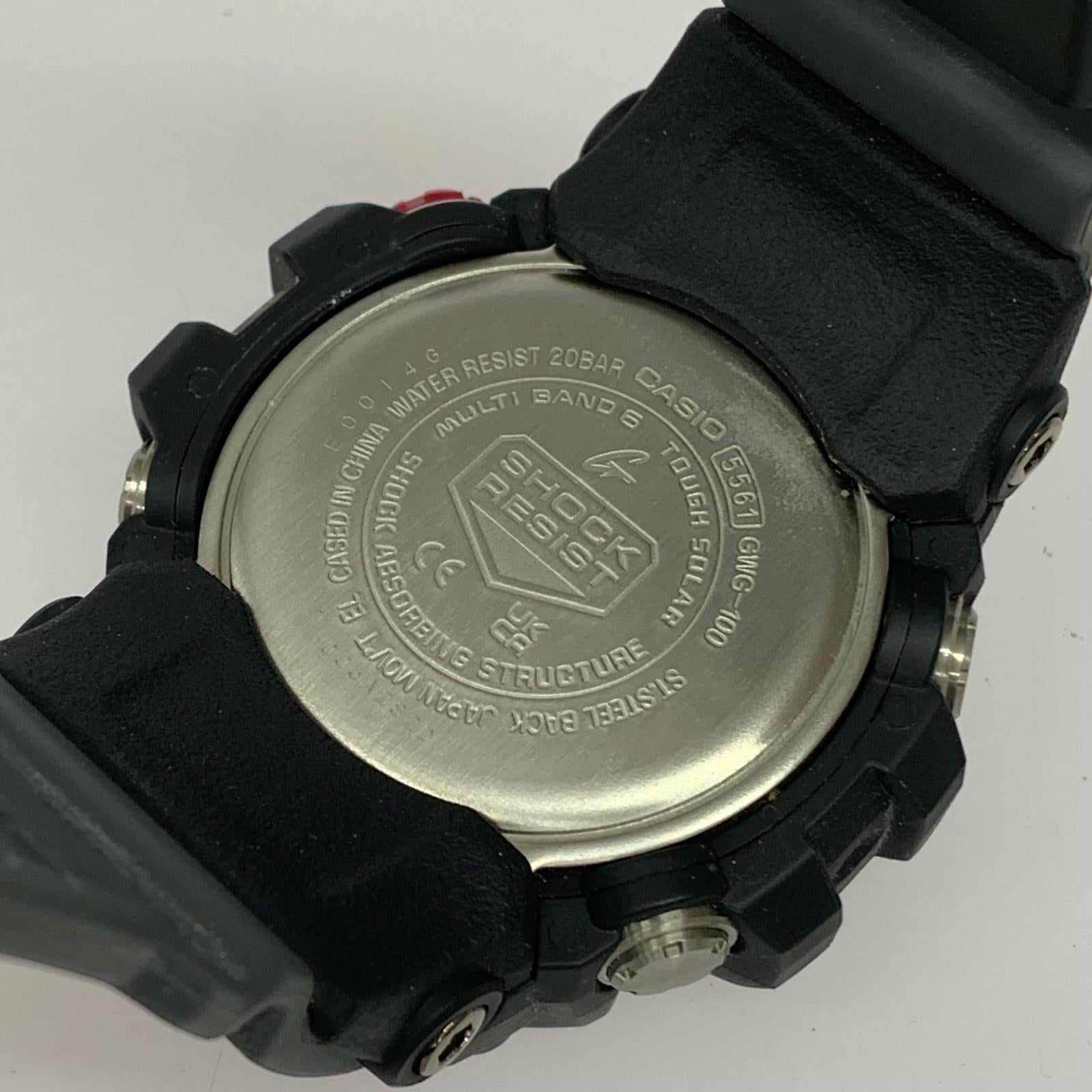 腕時計 G-SHOCK MUDMASTER GWG-100 電波ソーラー ブラック