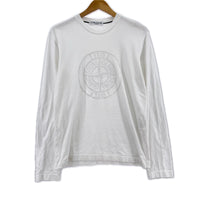 長袖Tシャツ リフレクティブカットソー/ホワイト S ホワイト