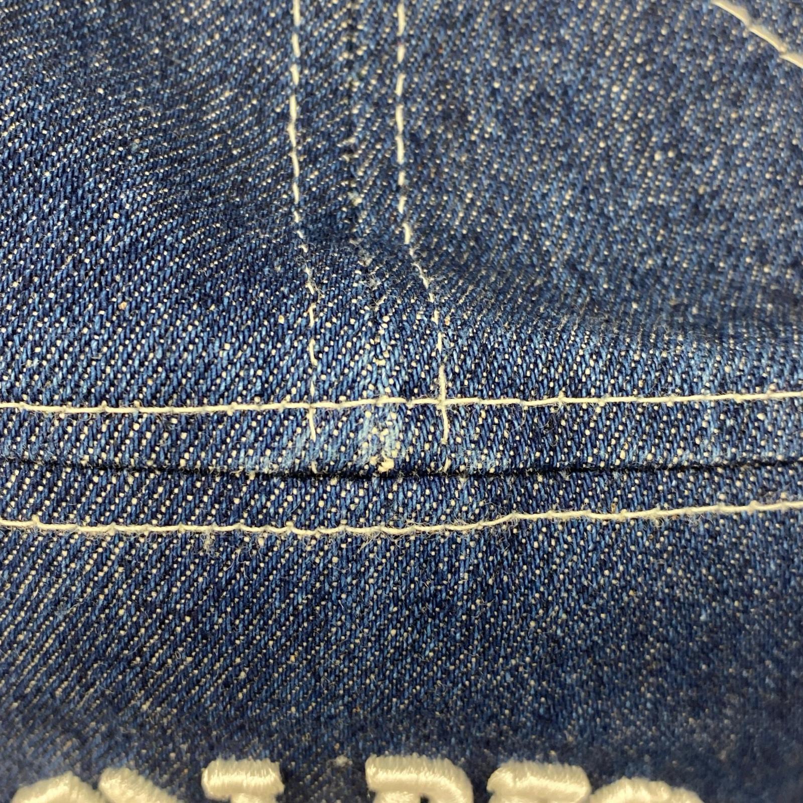 キャップ デニムキャップ ネイビー