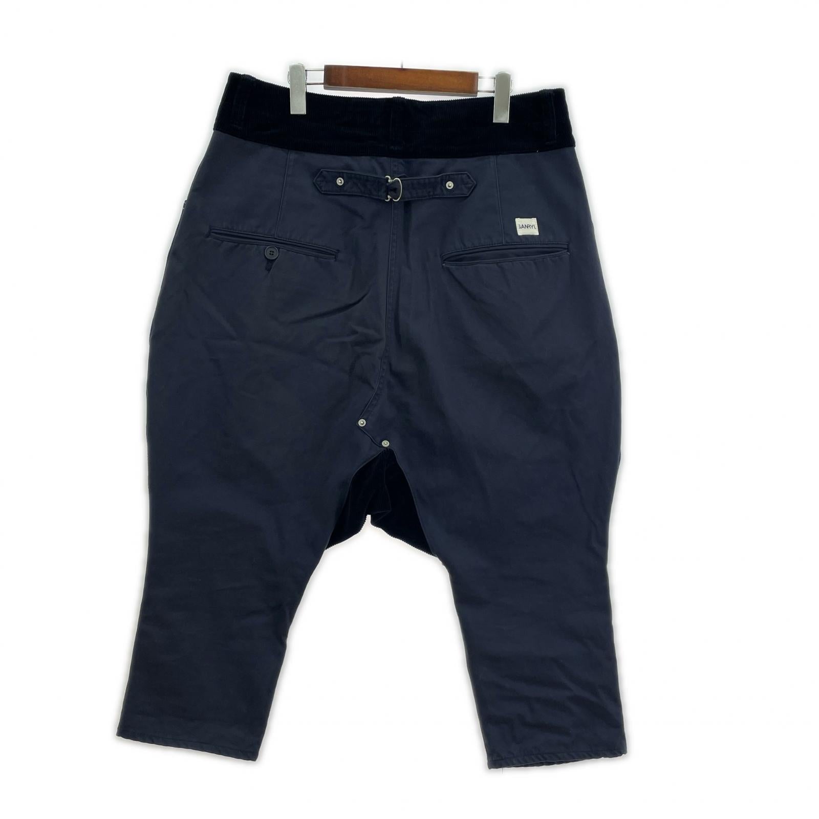 デニムパンツ サルエルパンツ M ネイビー